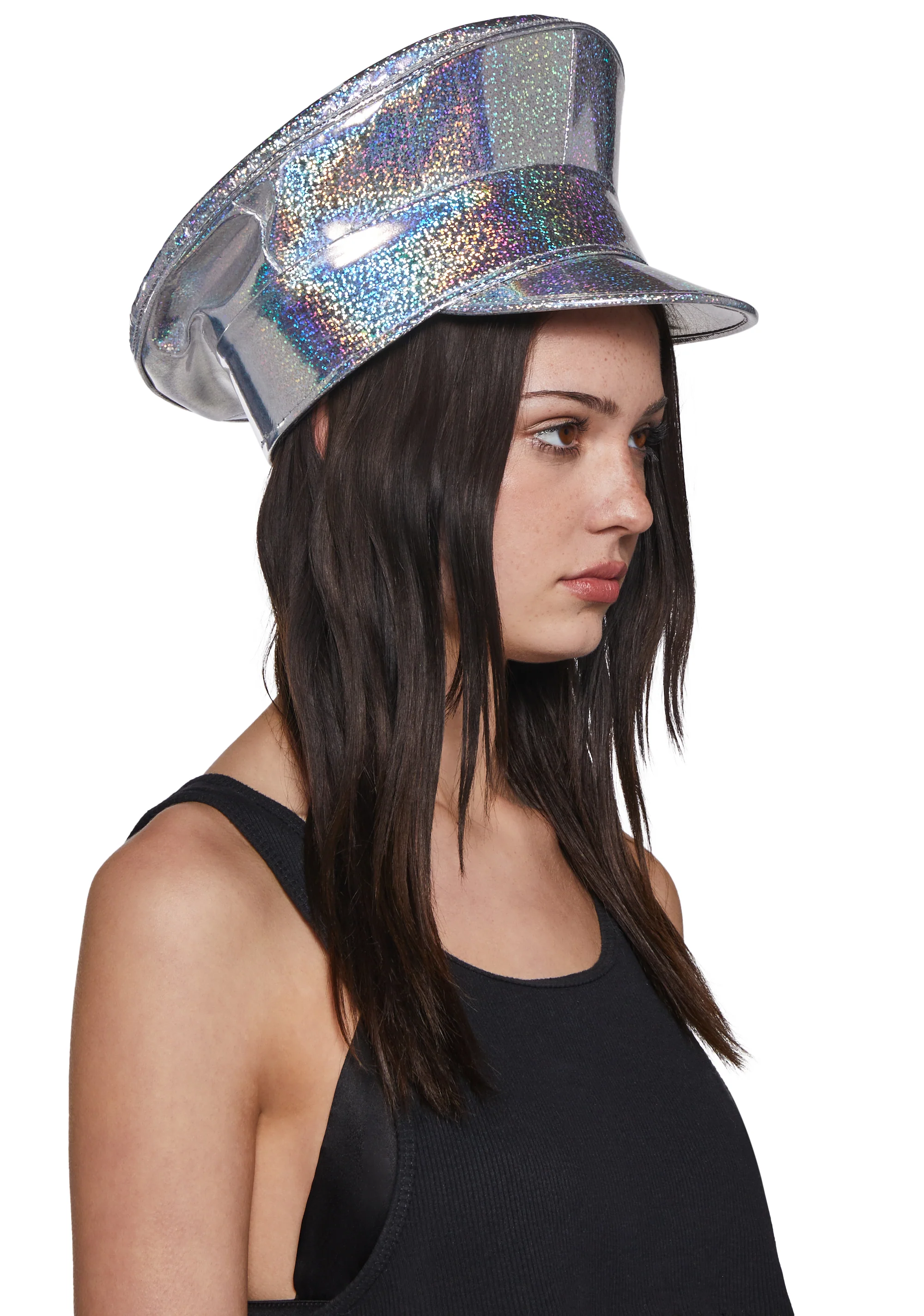 Vinyl Captain Hat - Glitter - Image 2
