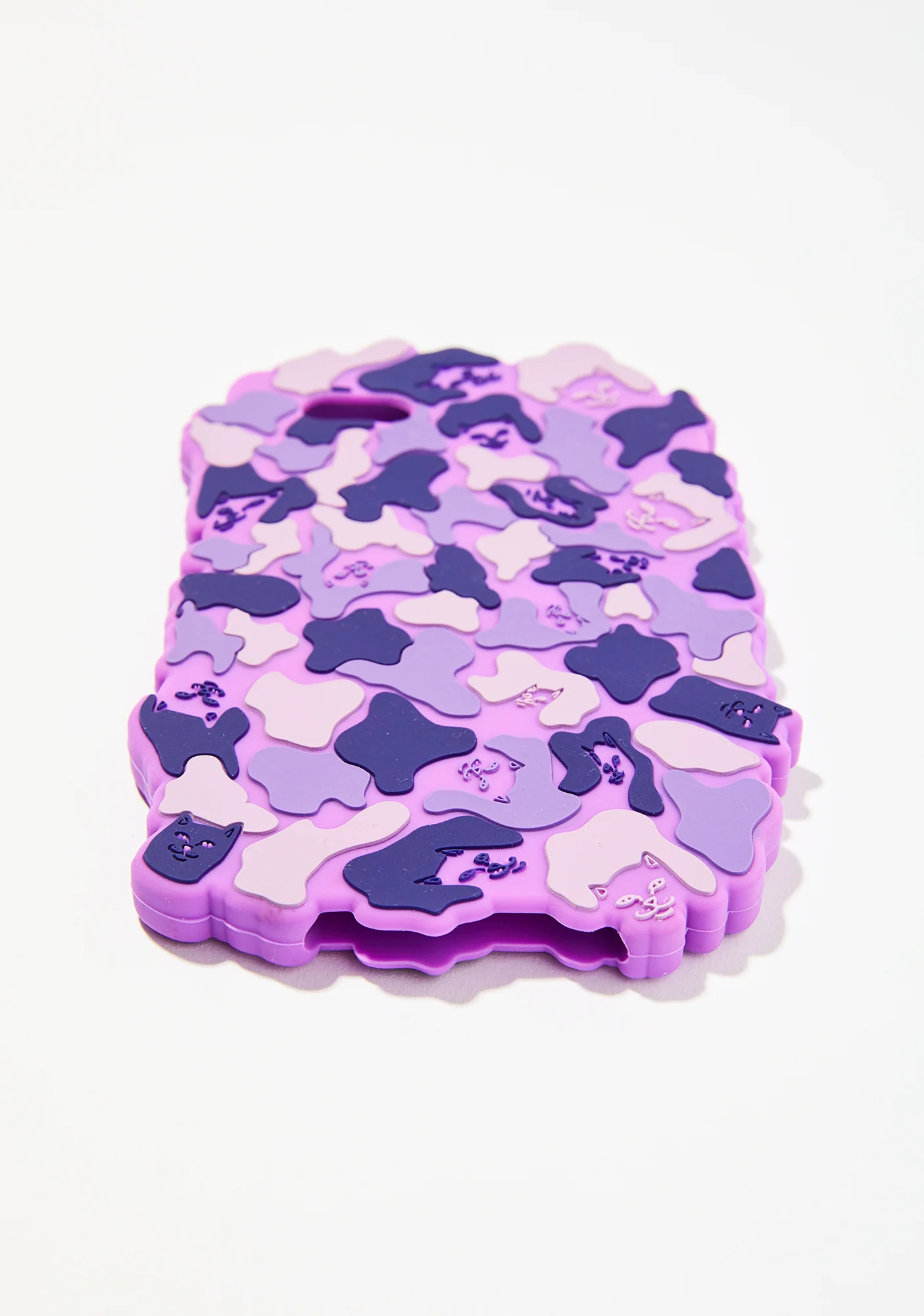 Violet Nerm Camo iPhone Case - Image 3