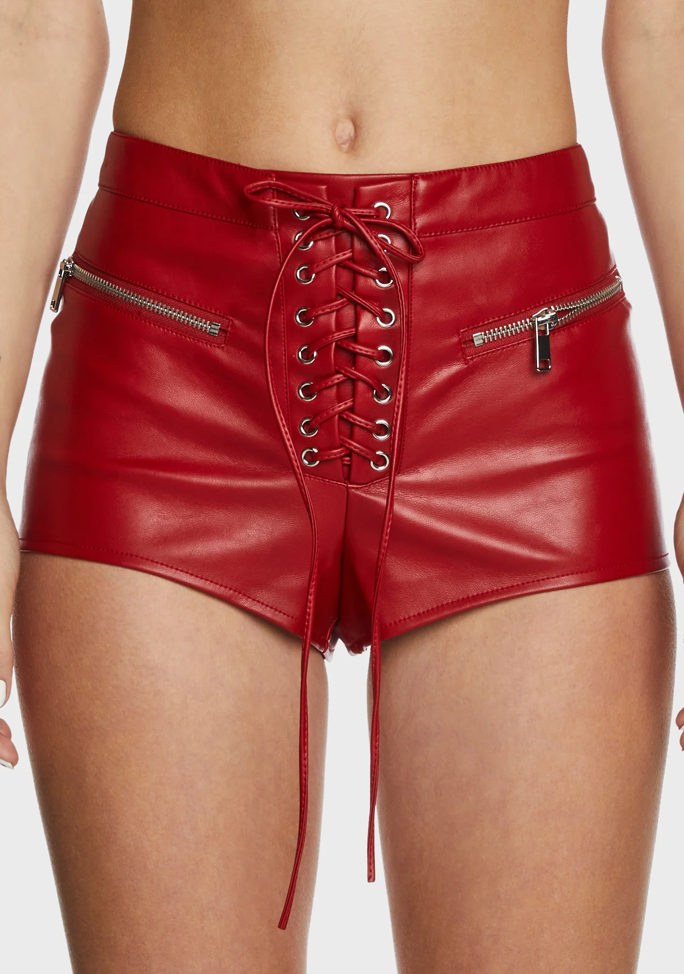 Vixen Vibes Lace-Up Shorts - Image 2
