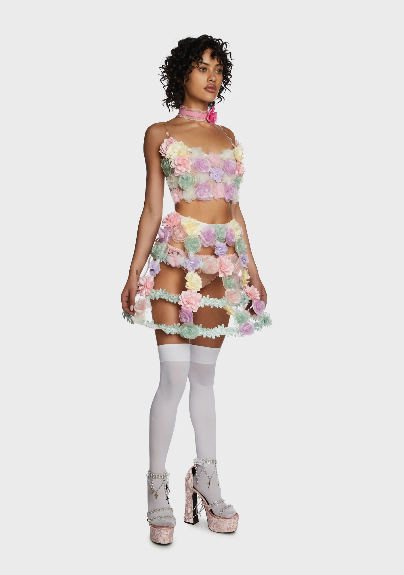 Walking Bouquet Cage Skirt - Image 2