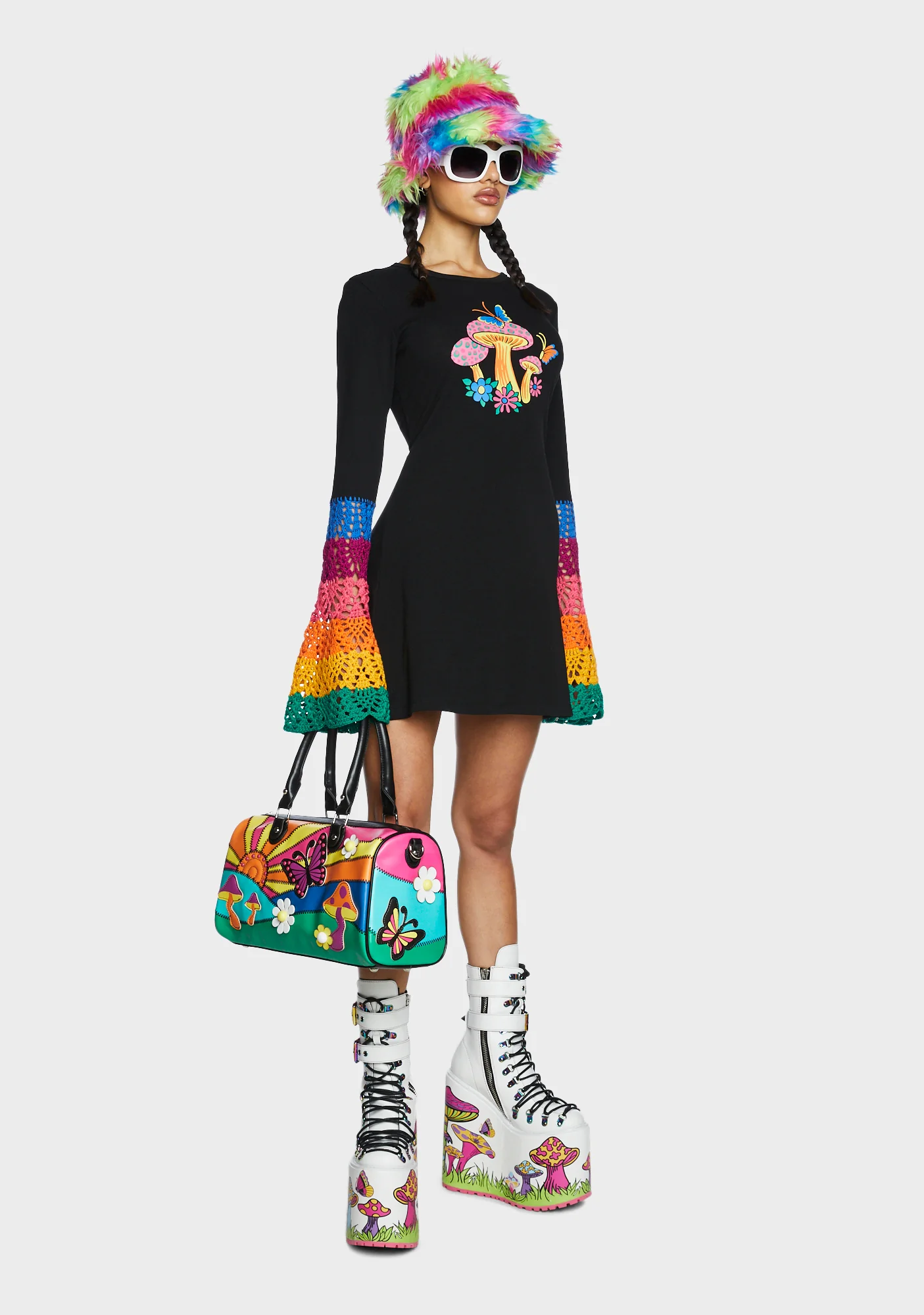 Walking On Sunshine Mini Weekender Bag - Multi - Image 5