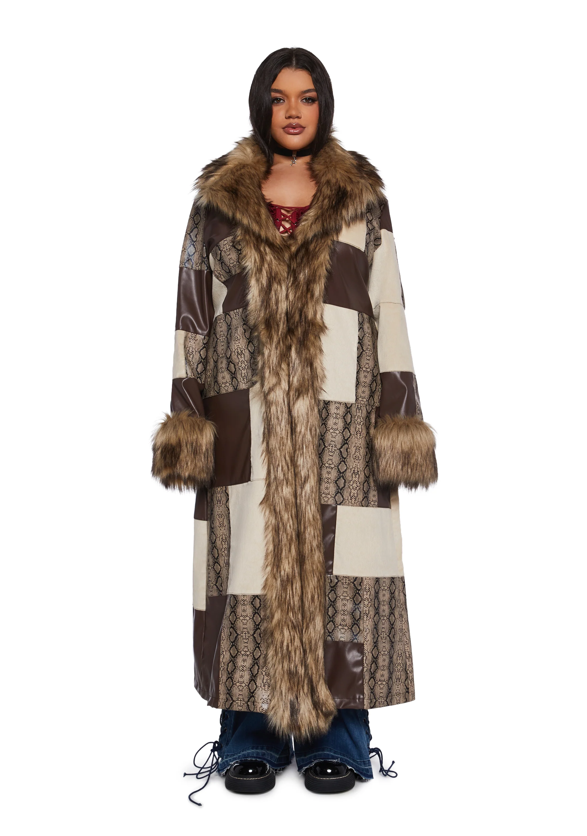 Wanderlust Roaming Patchwork Coat - Image 2