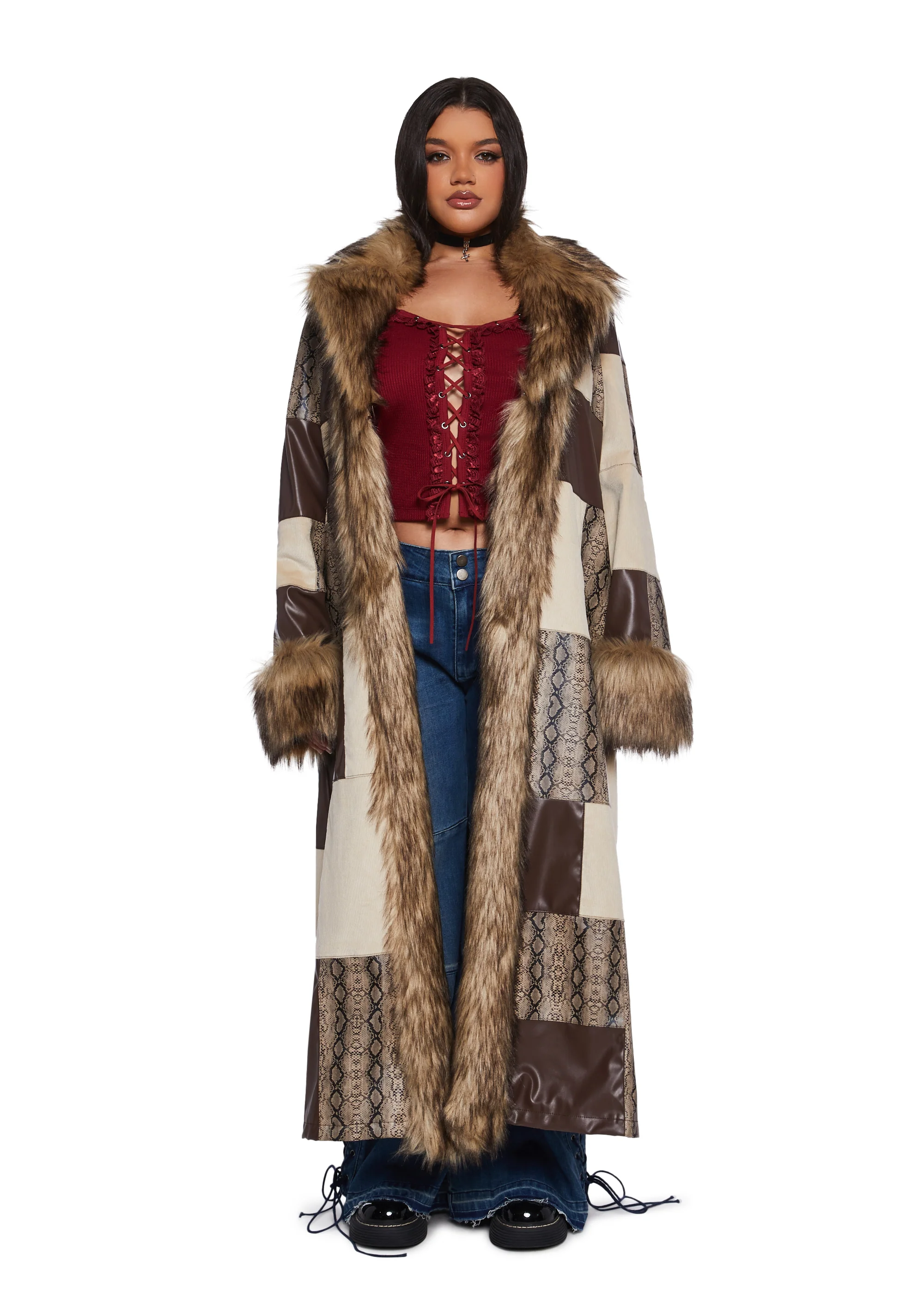 Wanderlust Roaming Patchwork Coat - Image 9