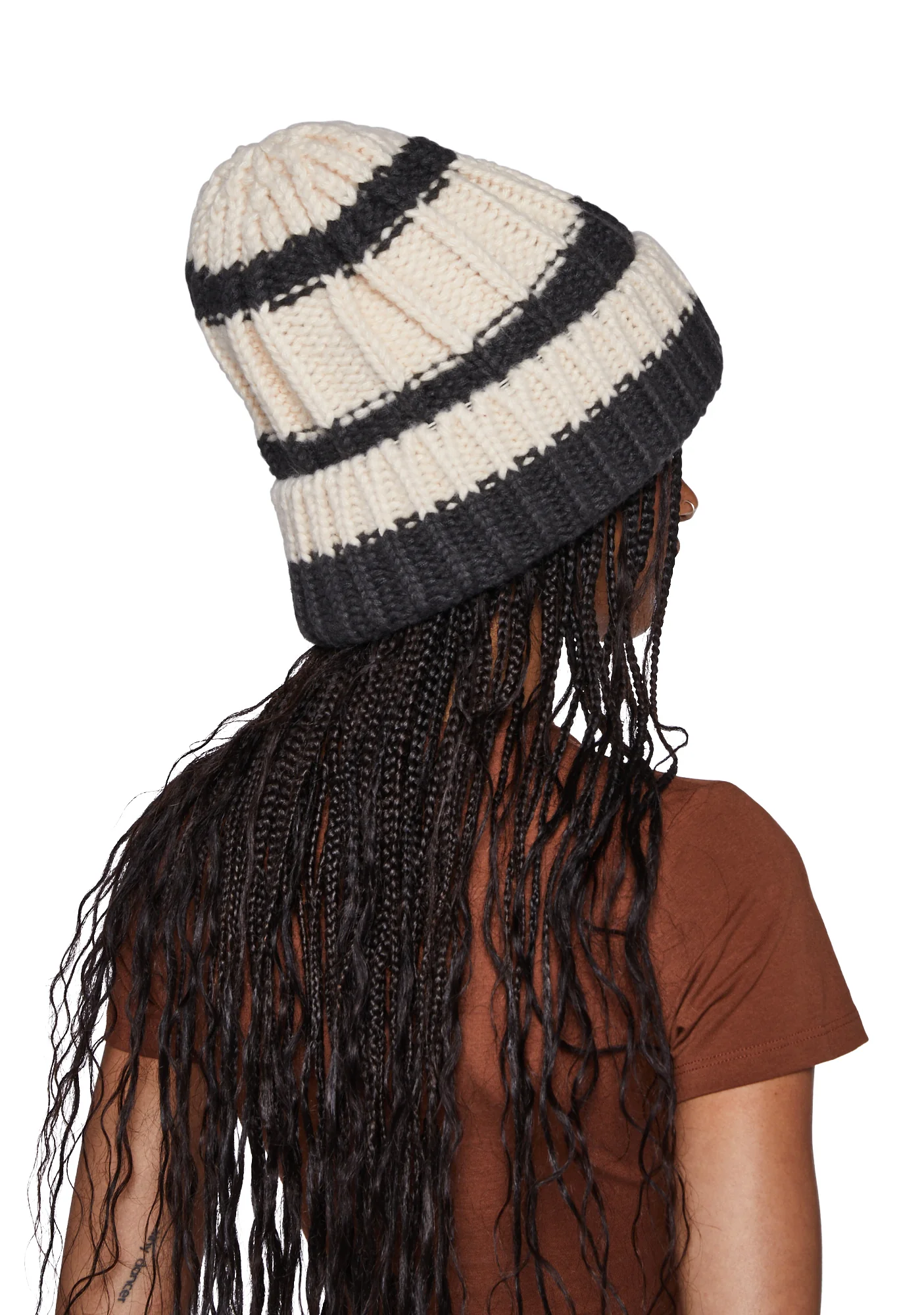 Warm Baby Knit Beanie - Cream - Image 3
