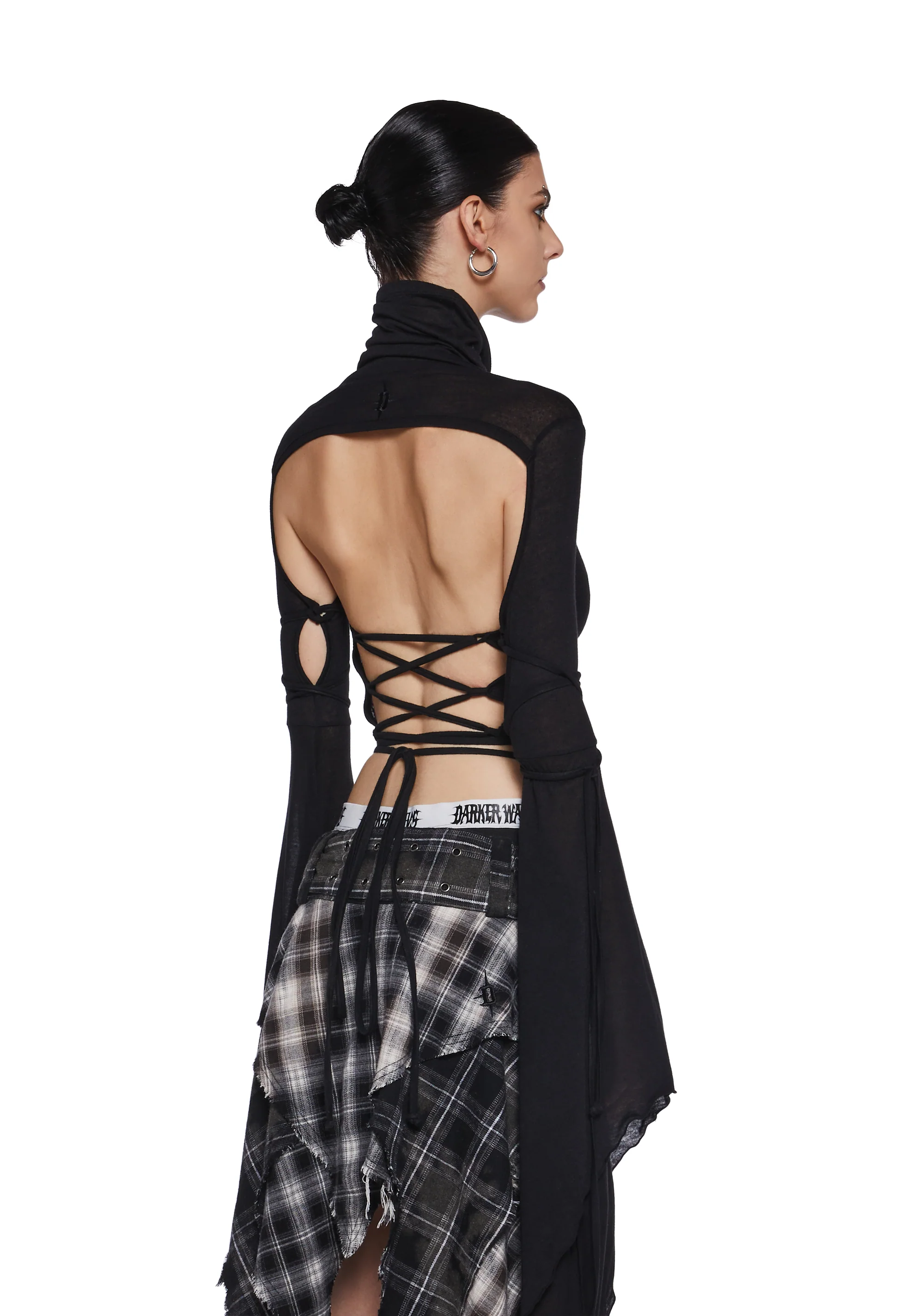 Warp Long Sleeve Crop Top - Image 4