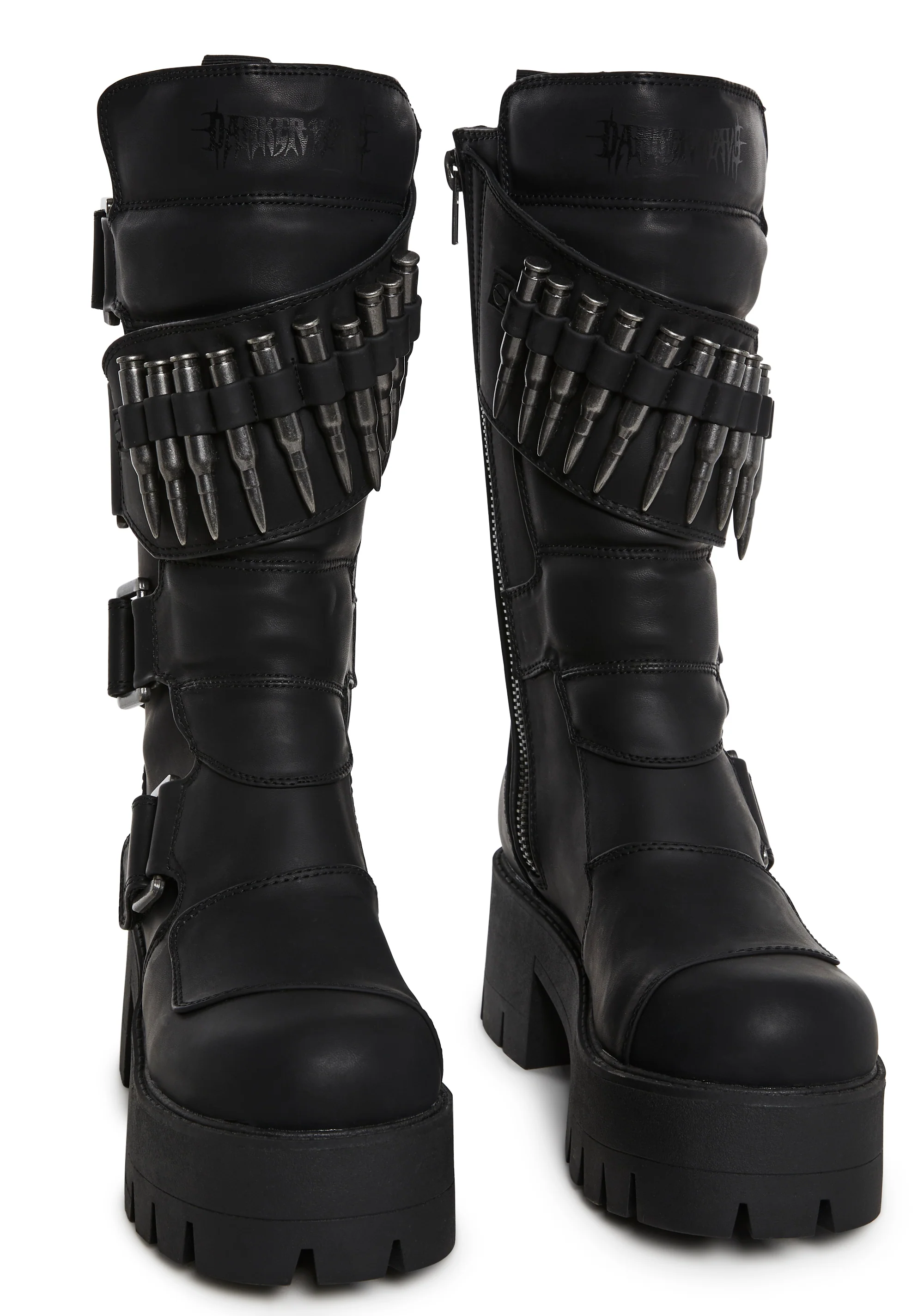 Warp Bullet Combat Boots - Black - Image 2