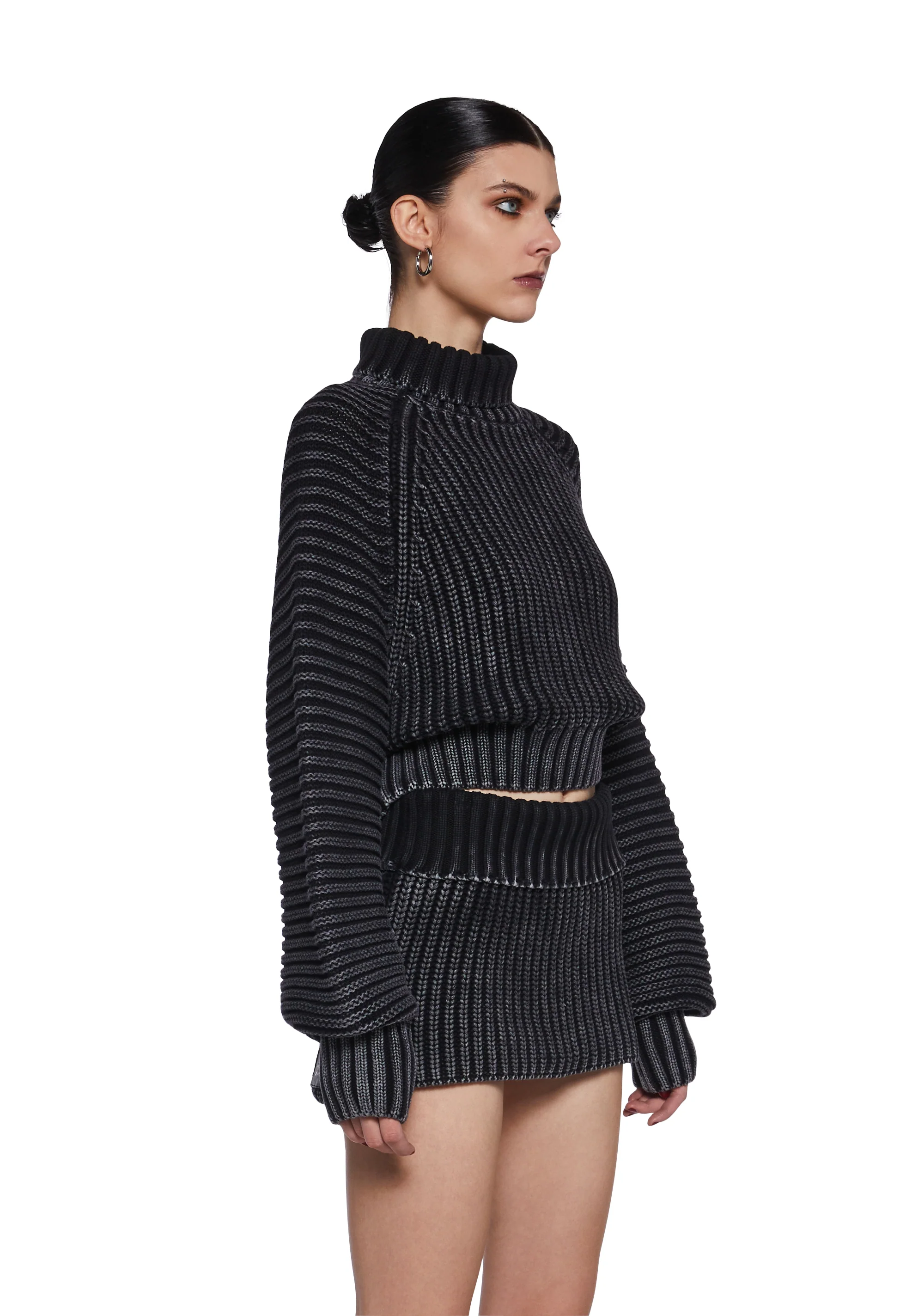 Warp Washed Knit Sweater - Image 3