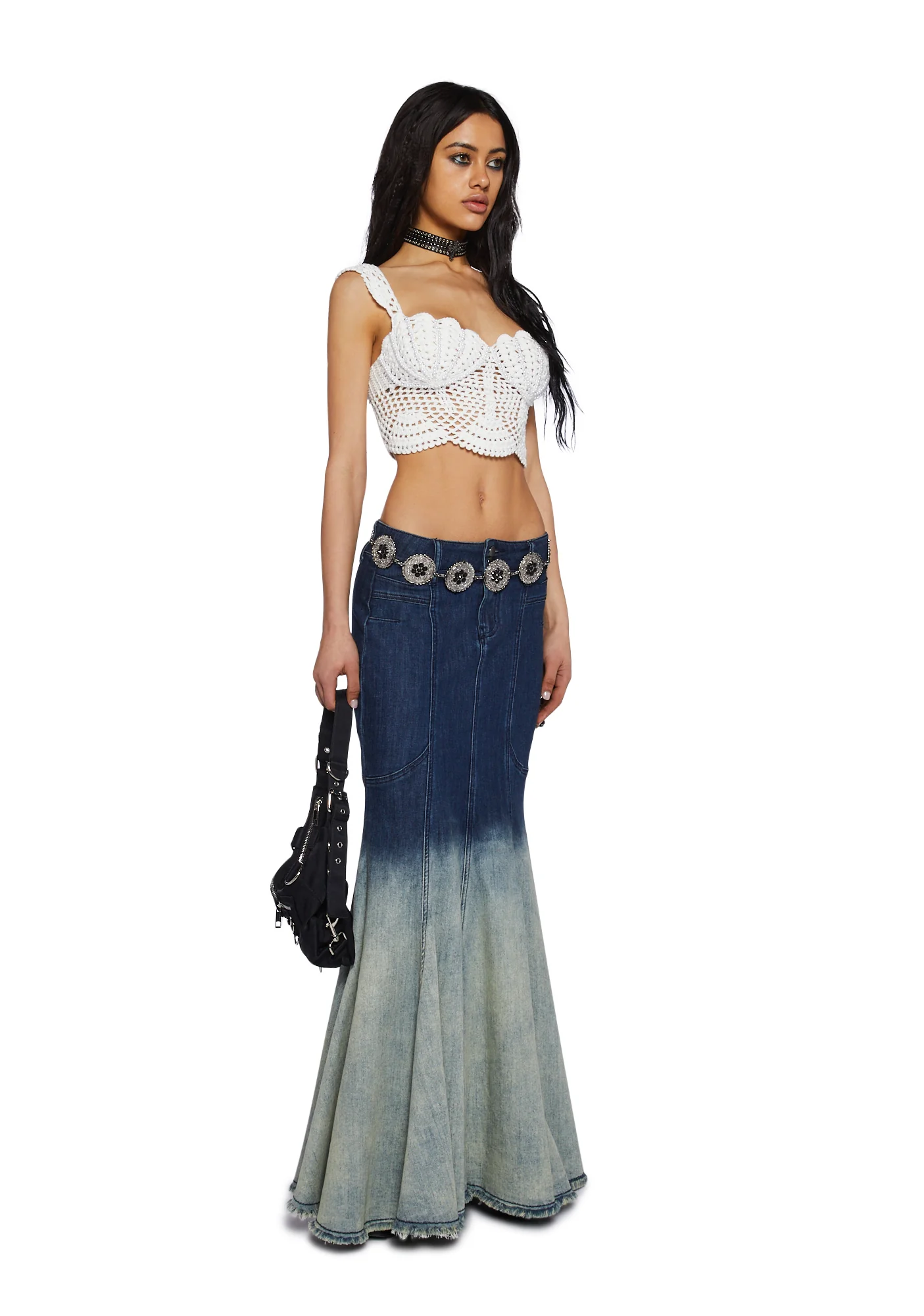 Washed Ashore Crochet Top - White - Image 2