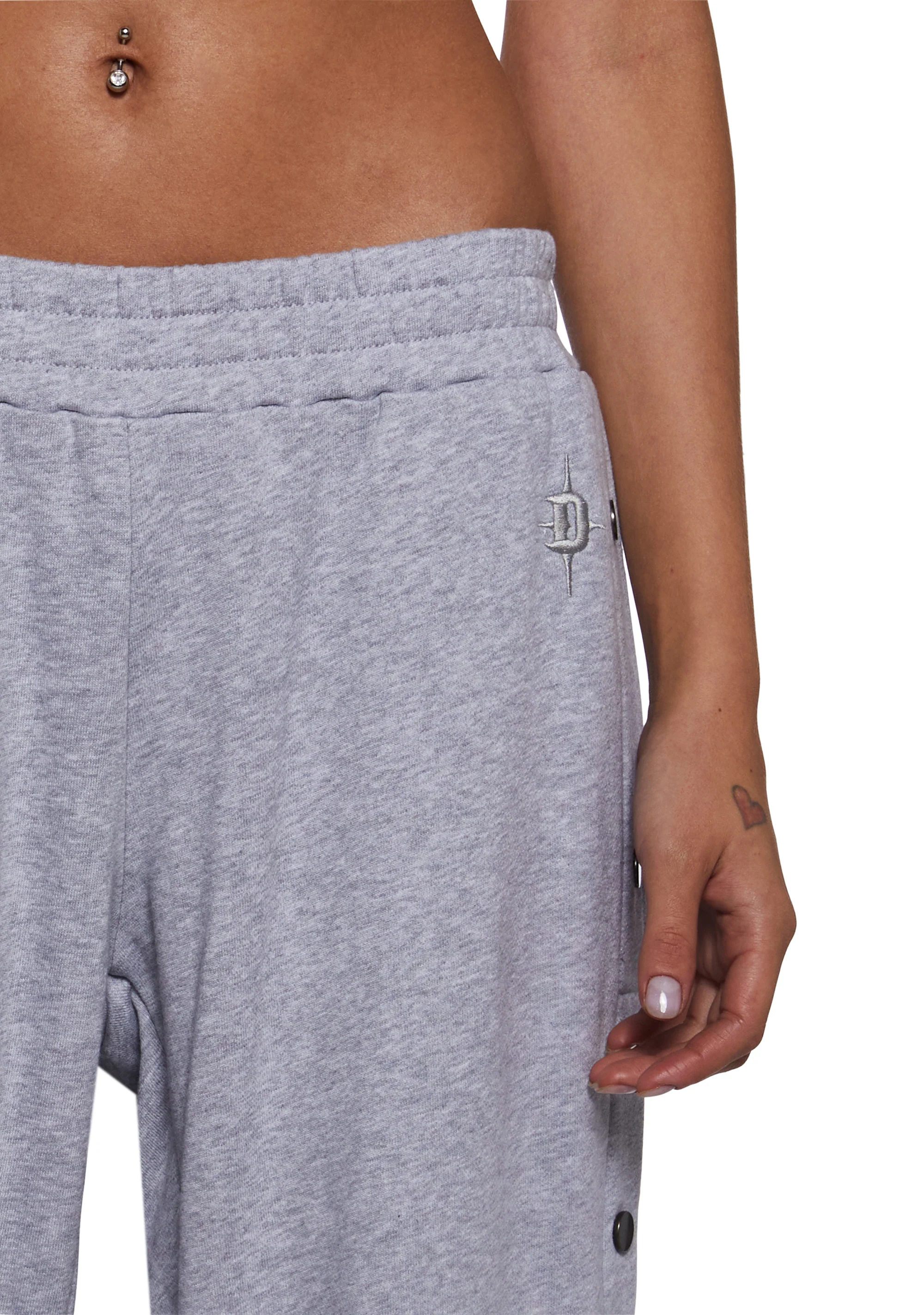 Ego Washed Boyfriend Sweatpants - Gray - Image 5