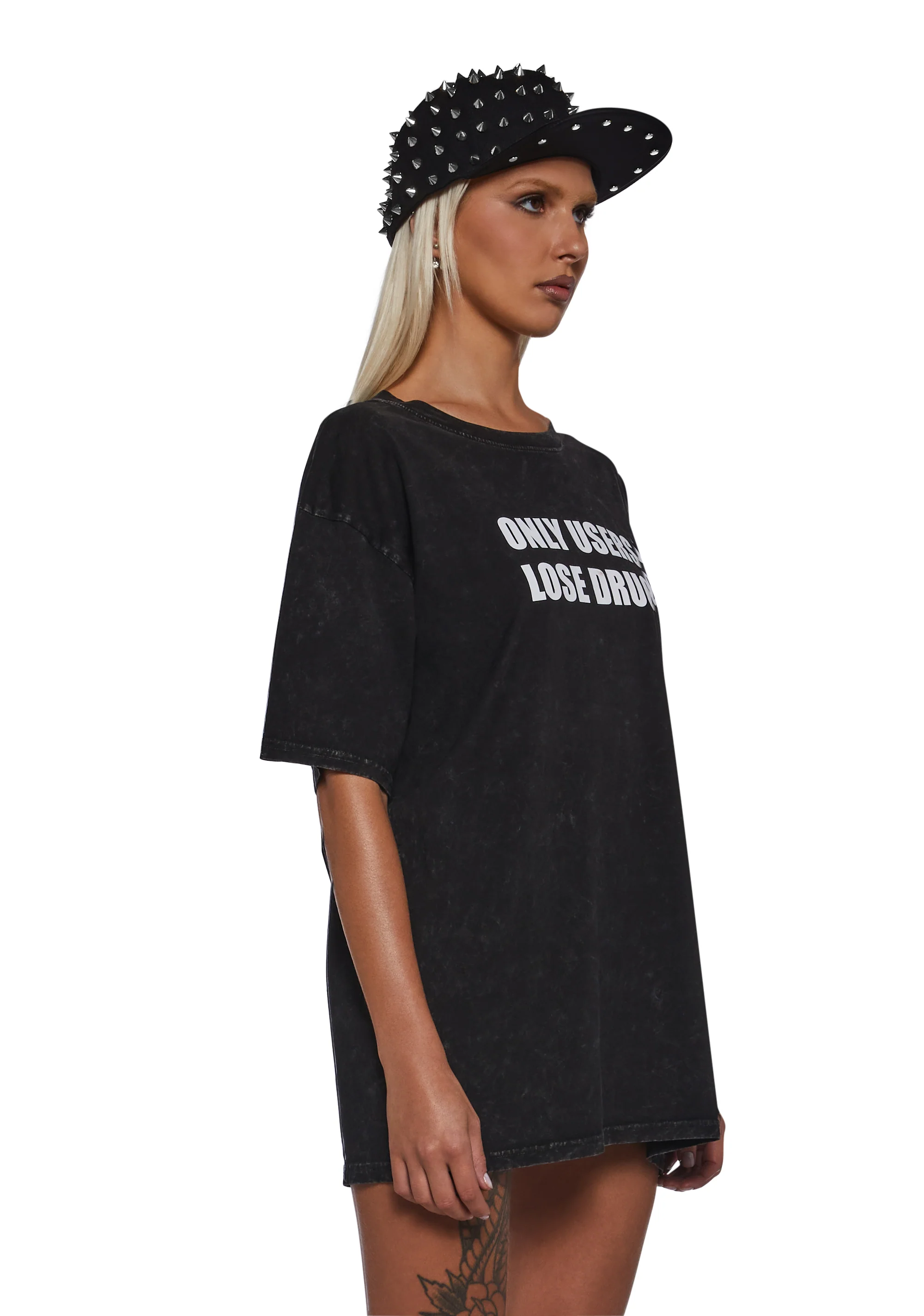 User Losers Oversized Graphic Tee - Image 3