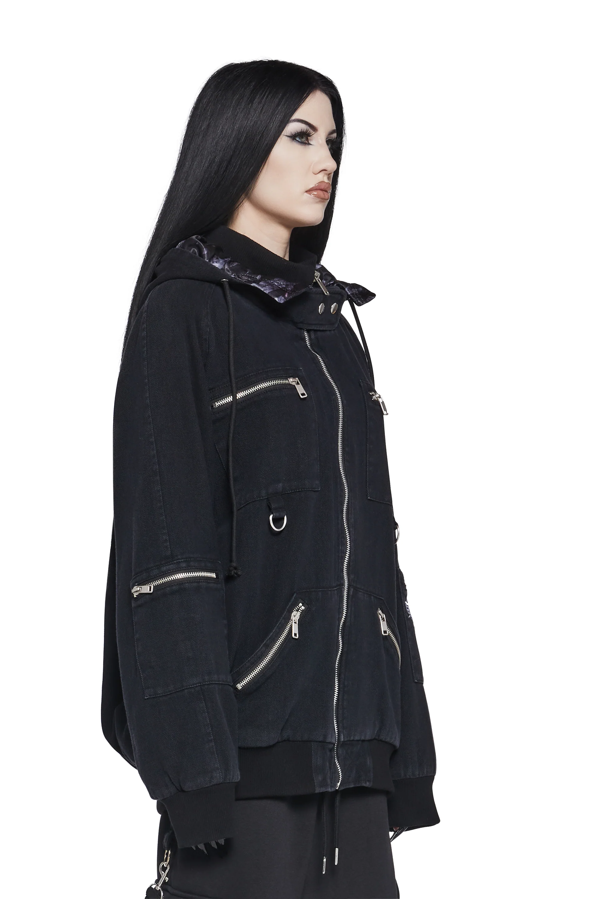 Deeper Layers Washed Denim Jacket - Image 3