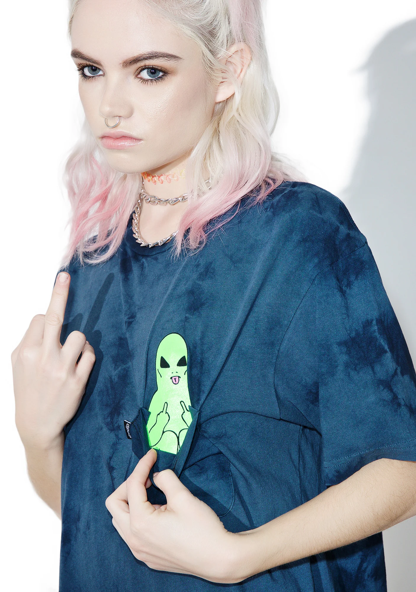 Washed Lord Alien Pocket Tee - Image 2