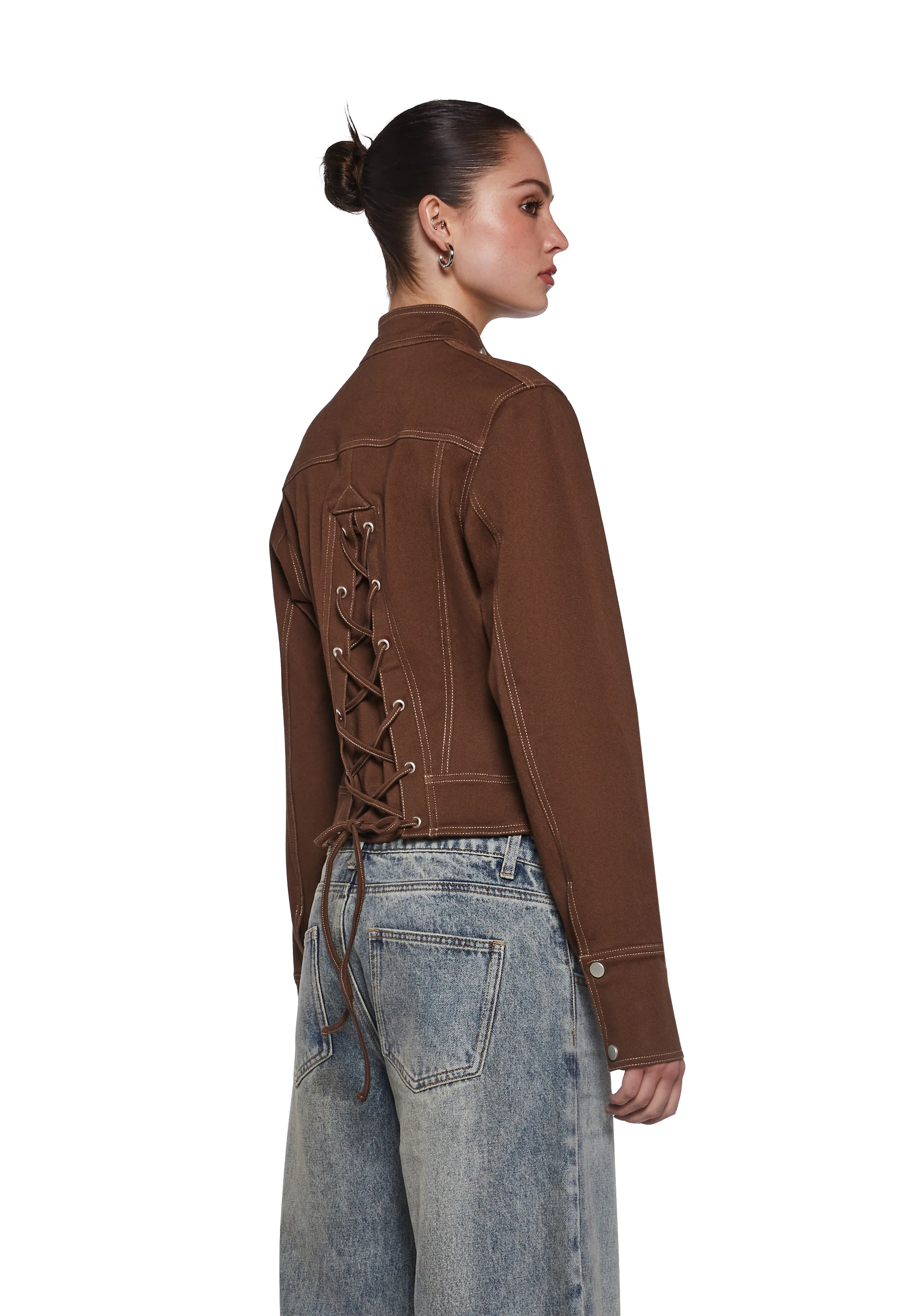 Turning Leaves Washed Poplin Jacket - Image 5