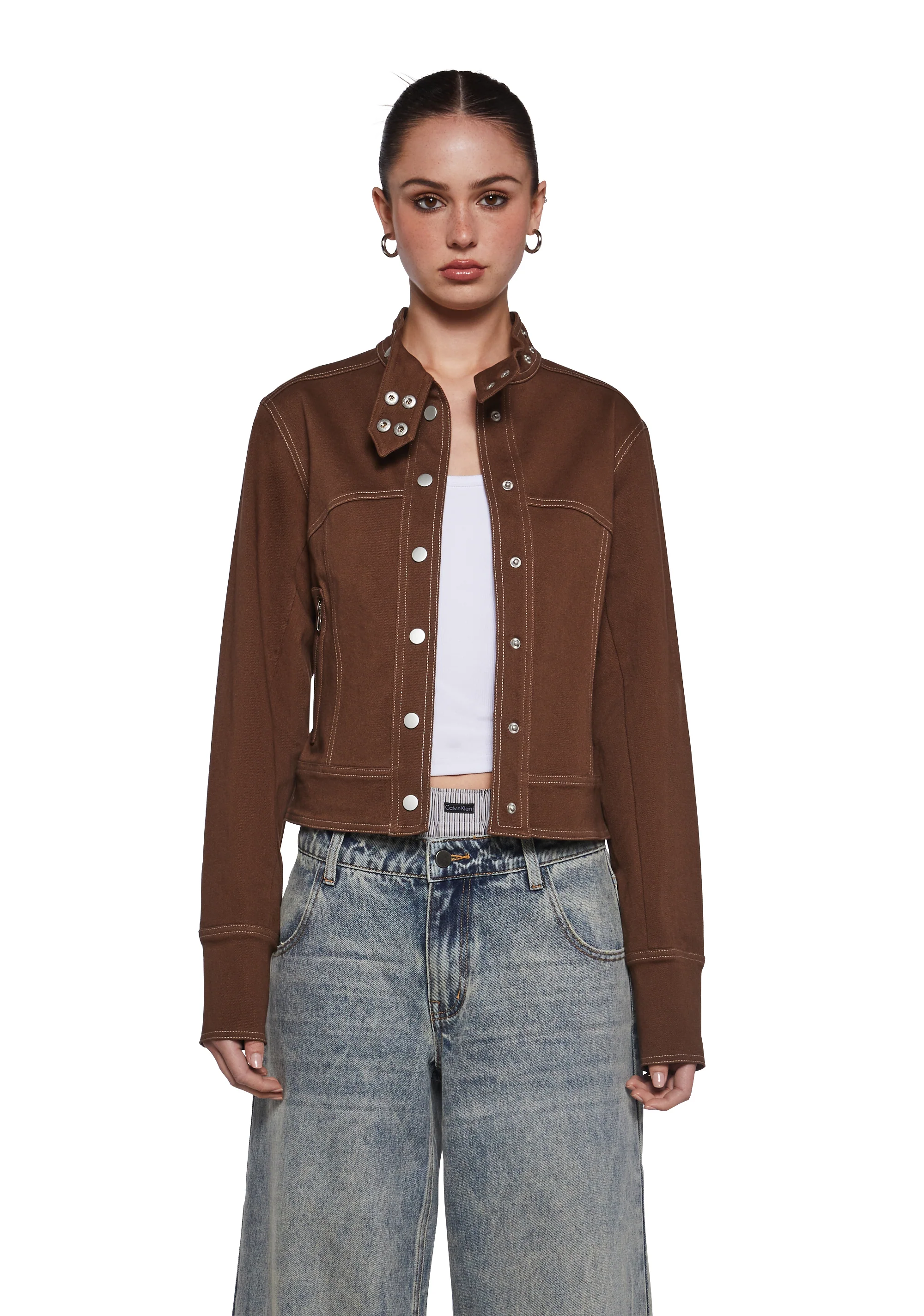 Turning Leaves Washed Poplin Jacket - Image 7