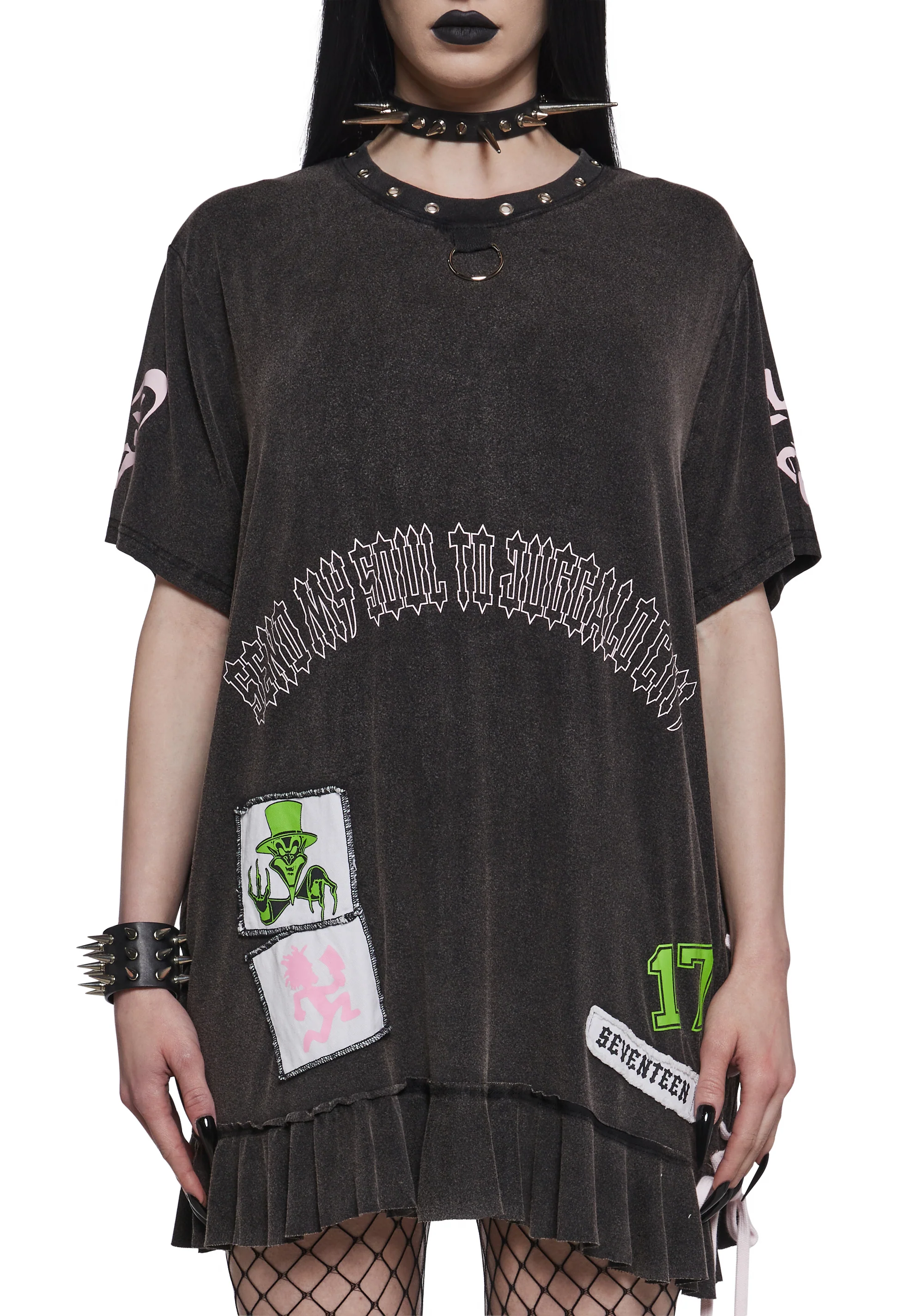 Send My Soul Washed Tee Dress - Image 7