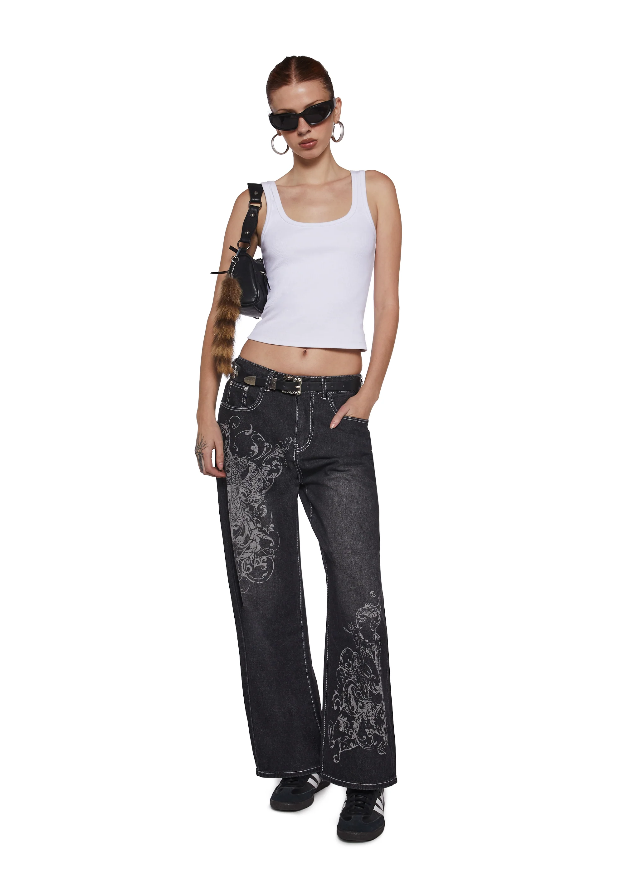 Tech Savvy Wide Leg Jeans - Image 2