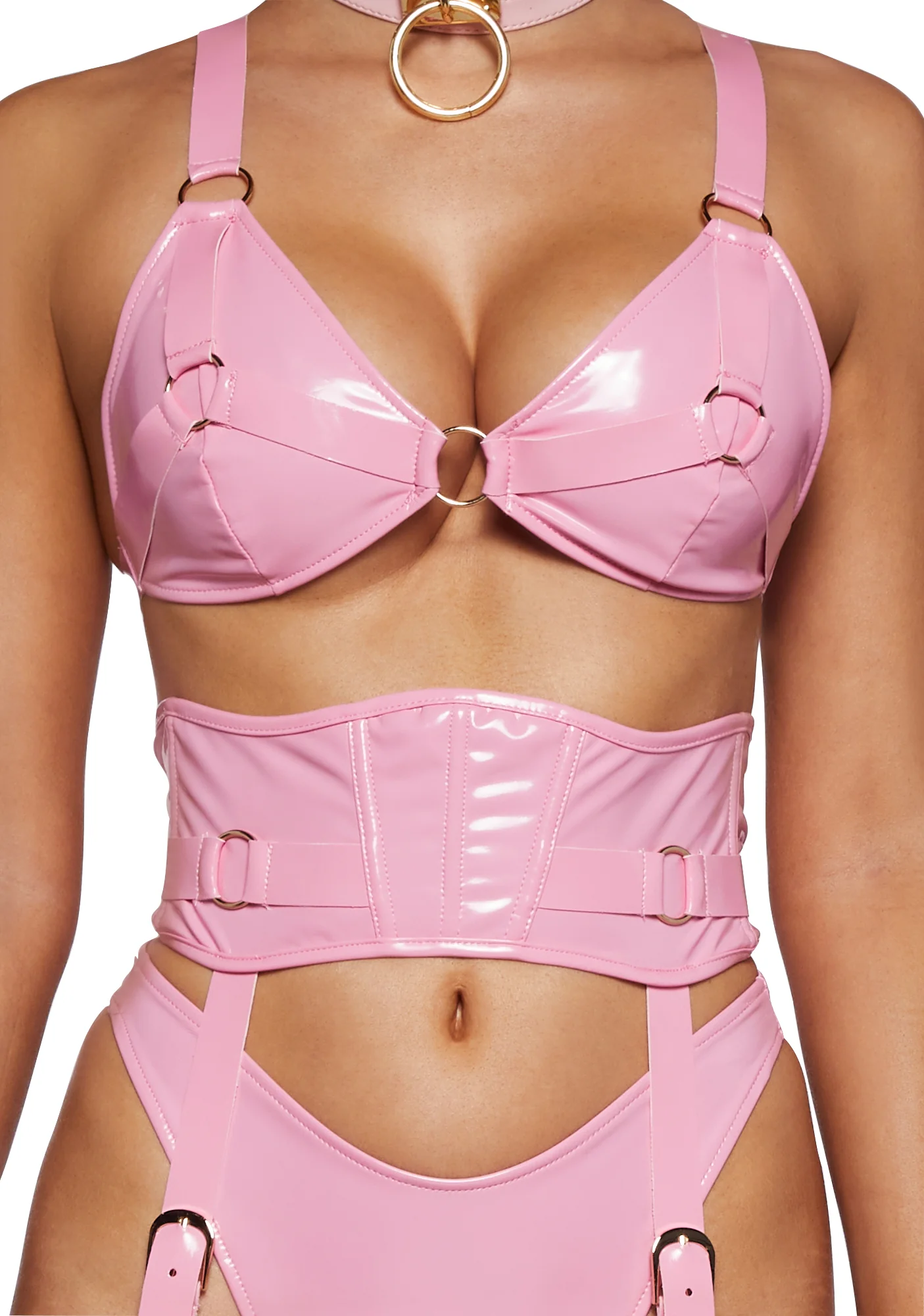 Watch Me Shine Lingerie Set - Pink - Image 5