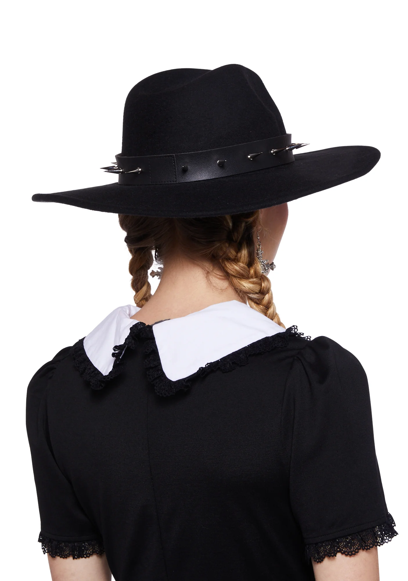 Wayward Soul Spiked Wide Brim Hat - Image 4