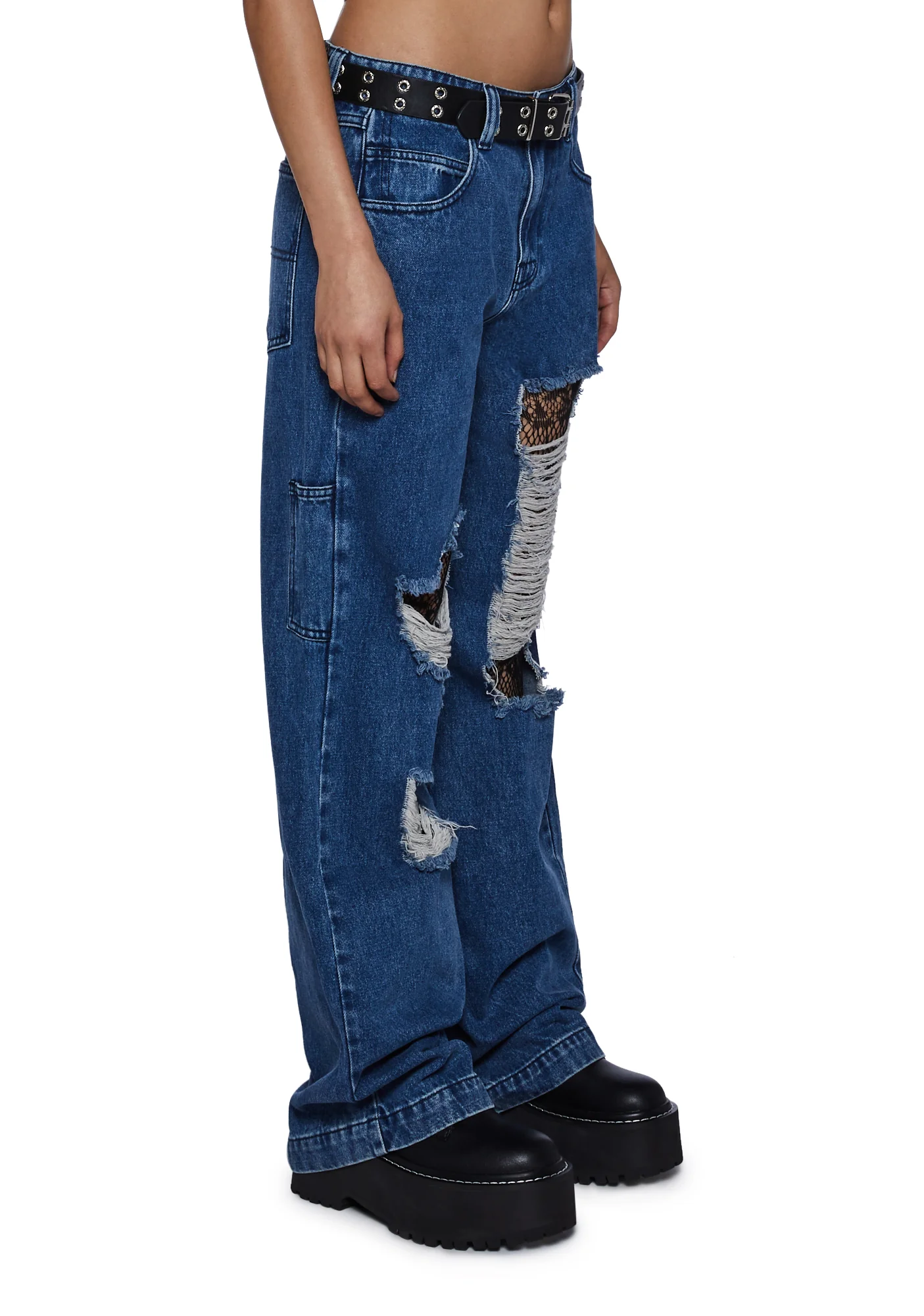 Weathered Soul Distressed Jeans - Image 3