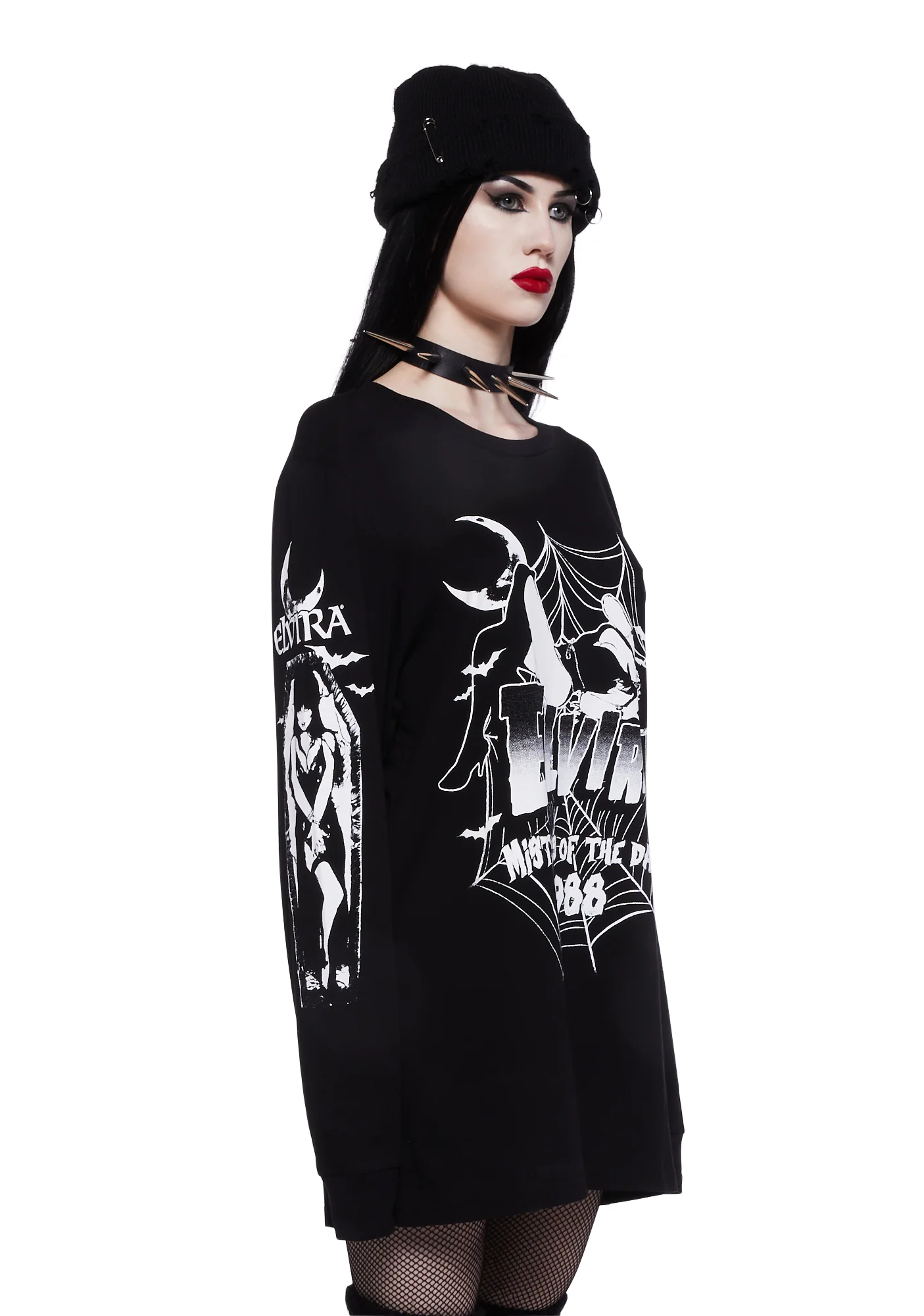 Webbed Witch Oversized Top - Image 3