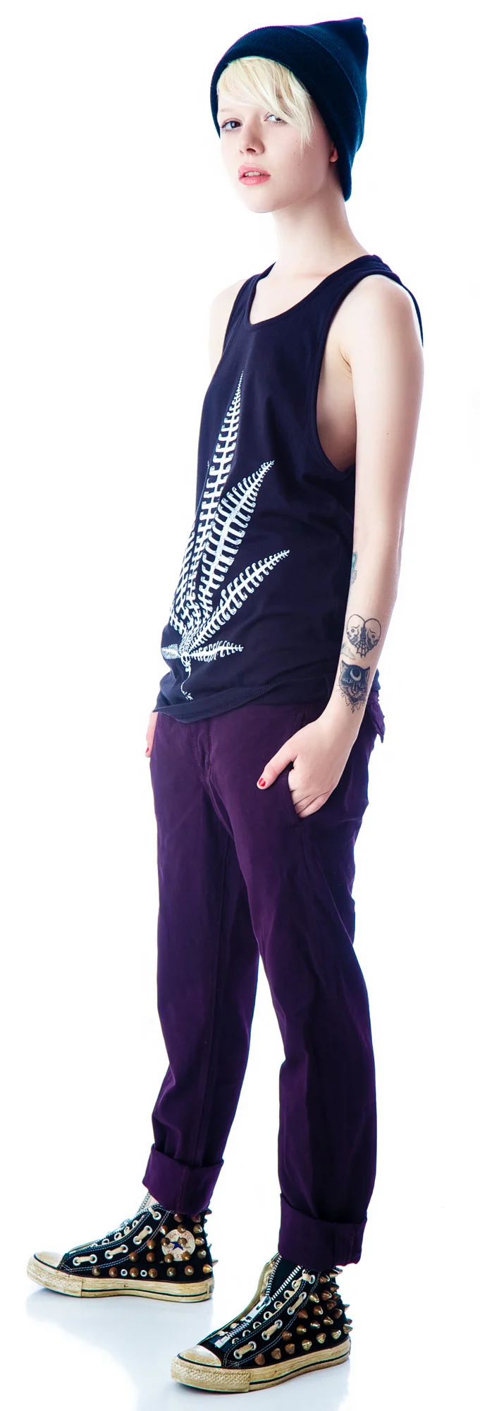 Weed Bone Tank Top - Image 4