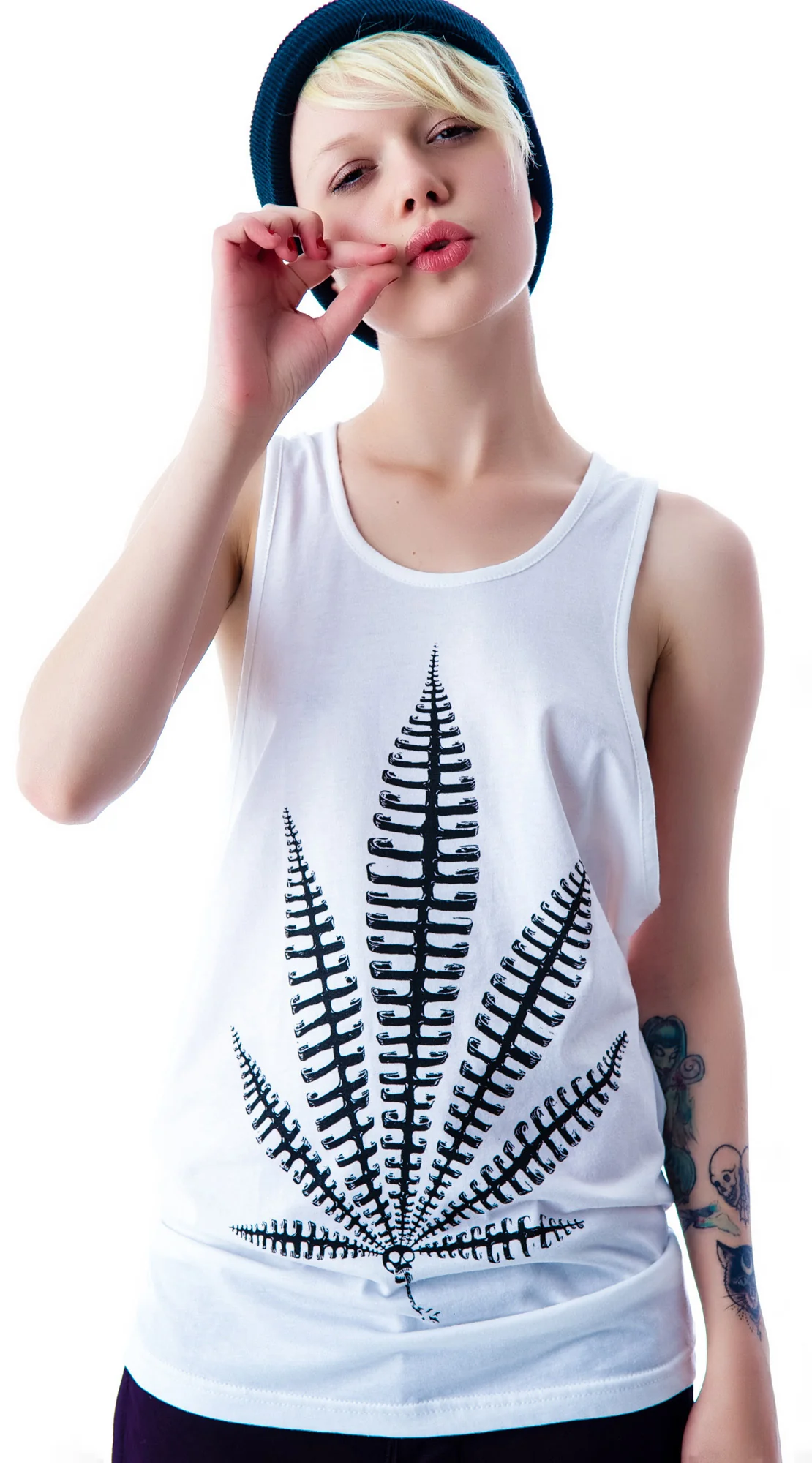Weed Bone Tank Top - Image 8