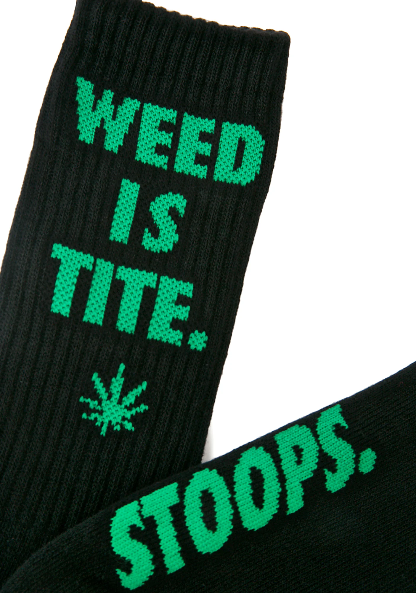 Weed Is Tite Crew Sock - Image 2