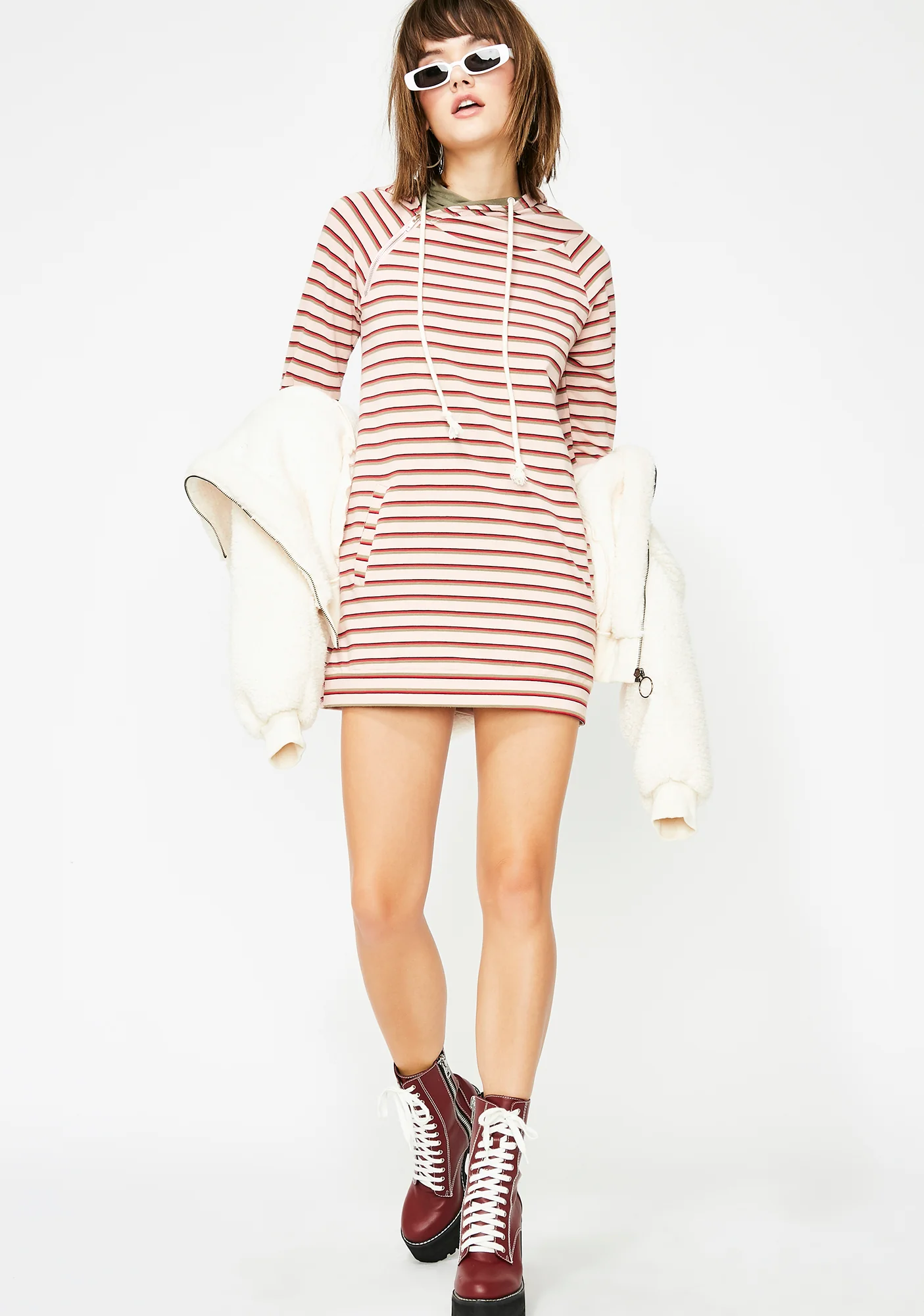 Weekend Crush Stripe Hoodie - Image 2
