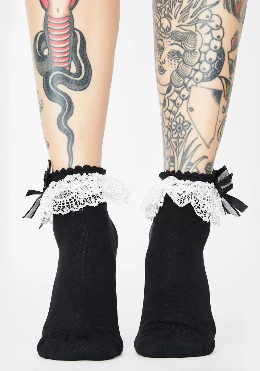 Well Mannered Ruffle Socks - Image 2