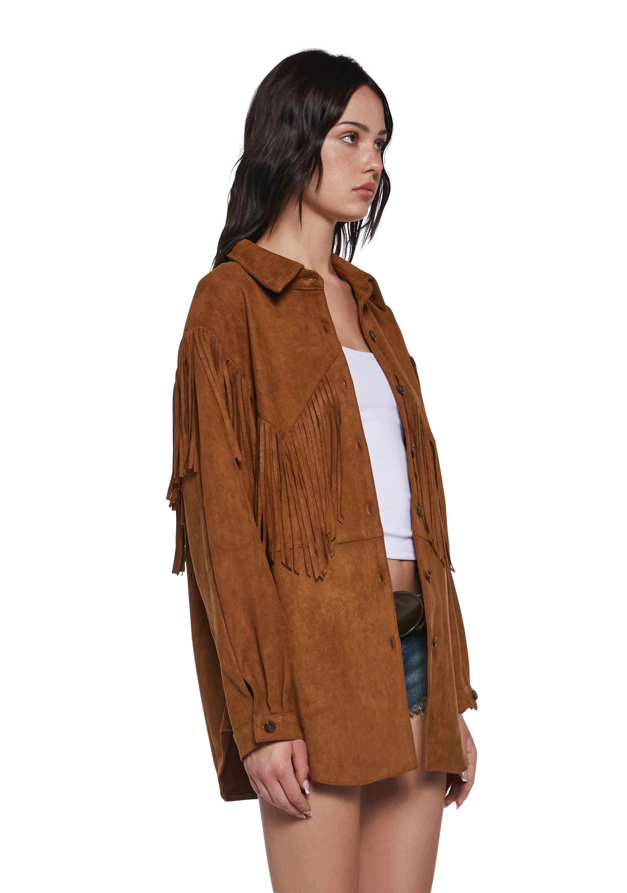 Western Sky Fringe Jacket - Image 3