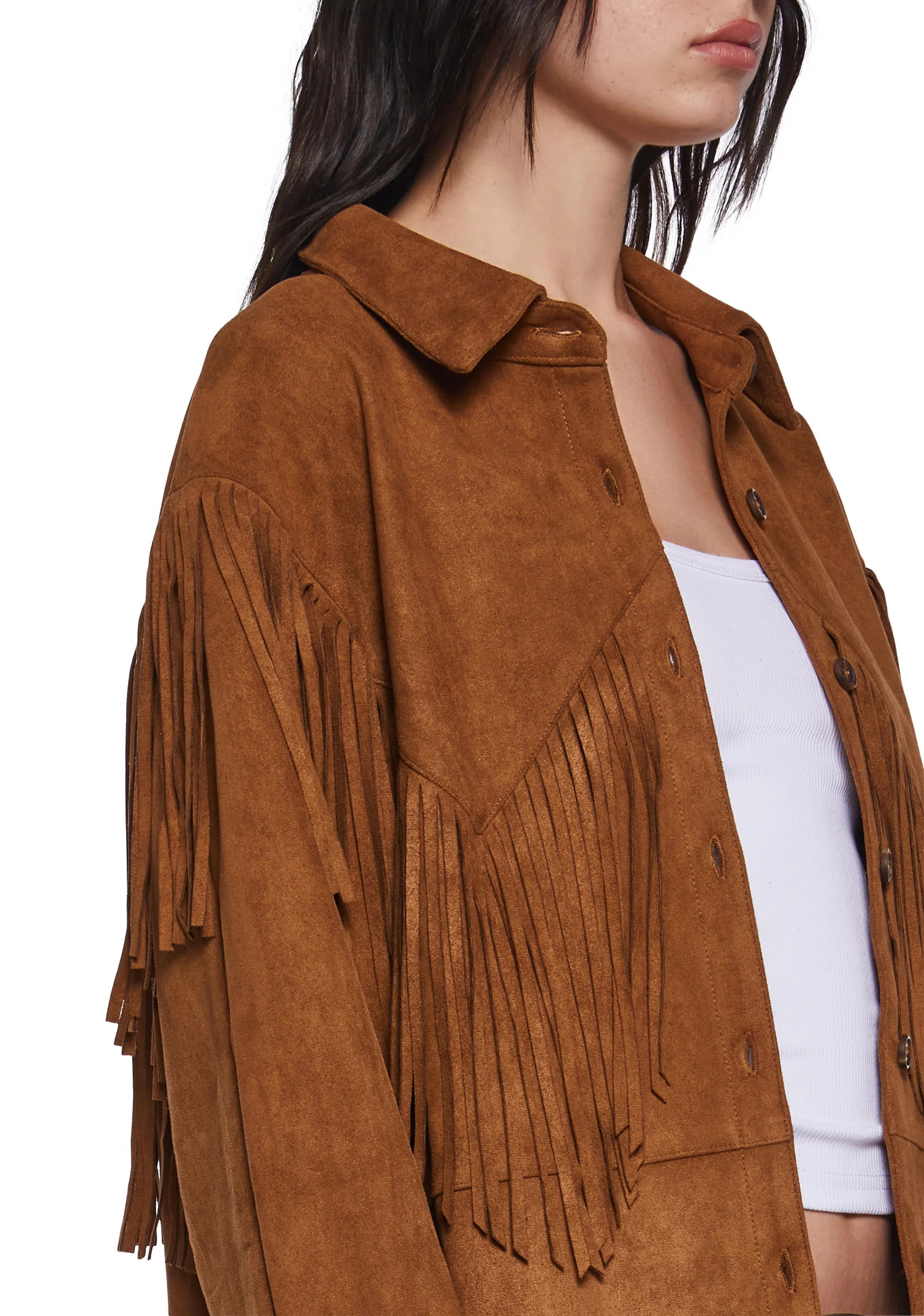 Western Sky Fringe Jacket - Image 5