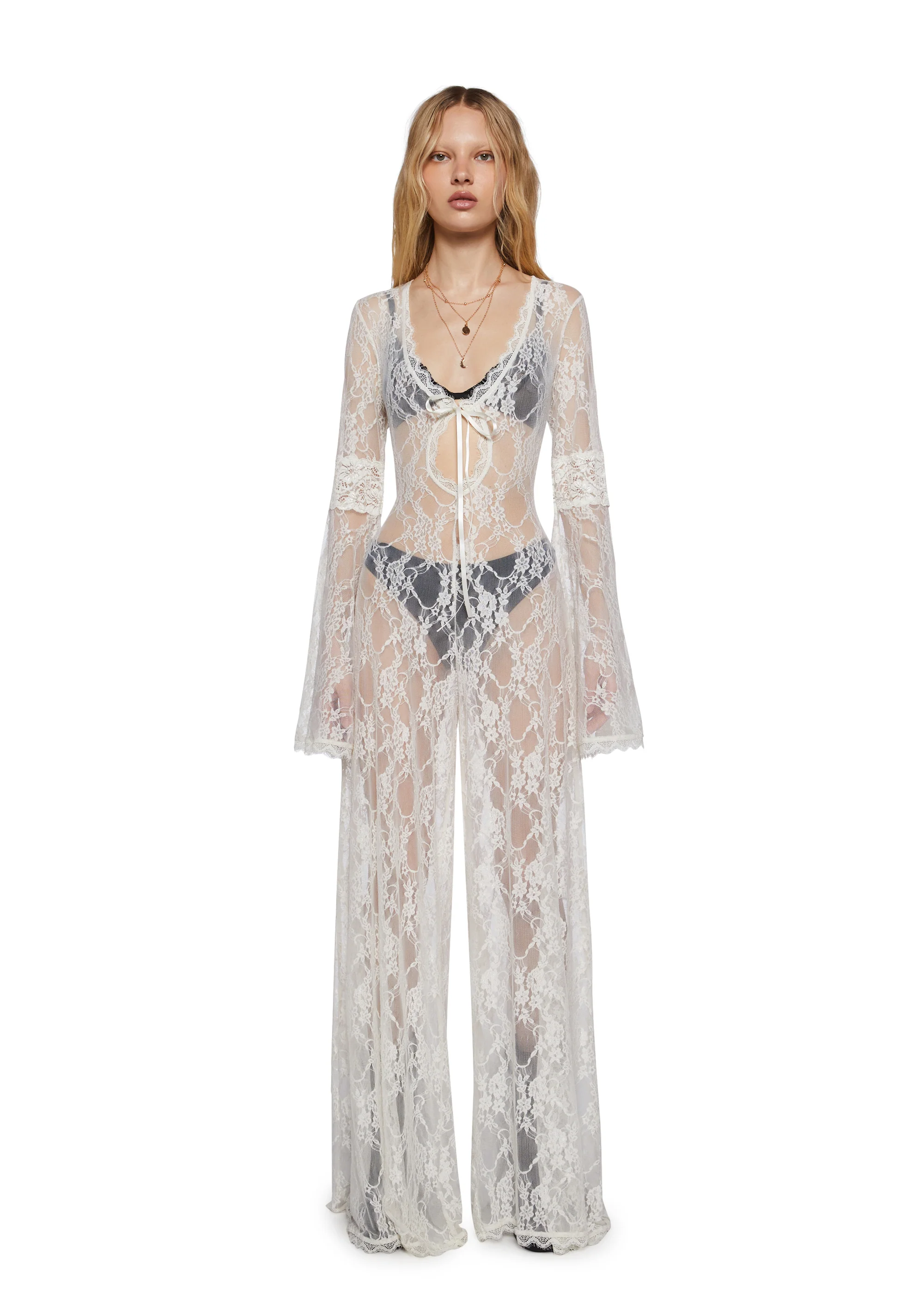 Whispering Wind Lace Jumpsuit
