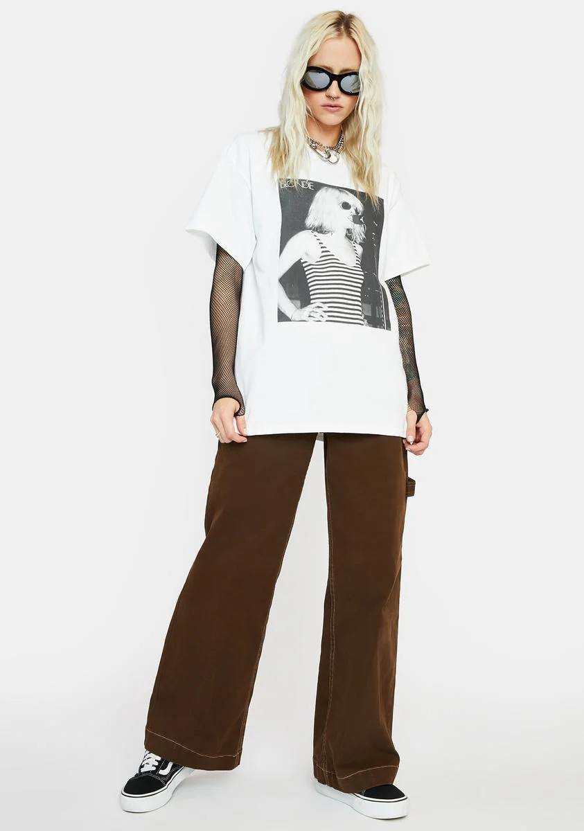 White Blondie Graphic Tee - White - Image 3