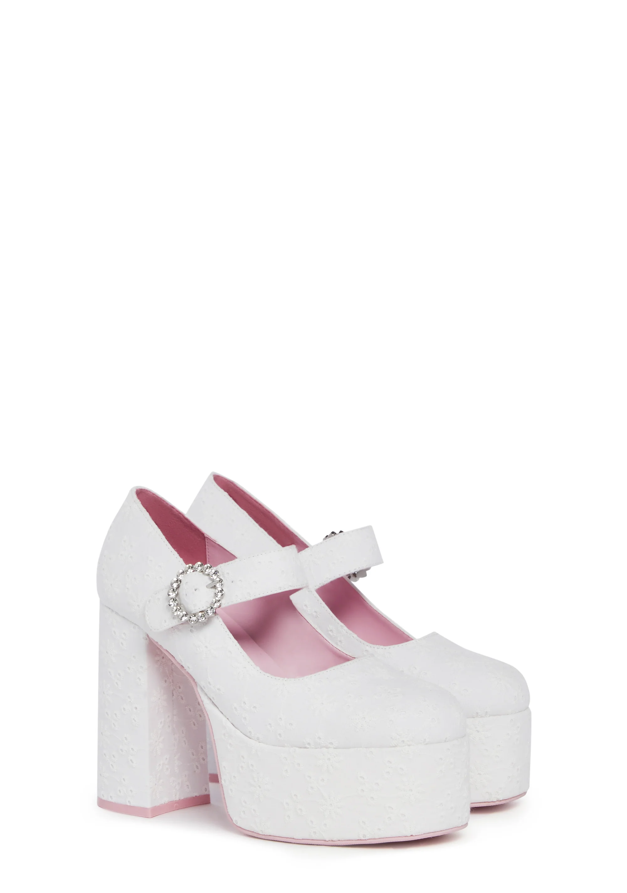 What Is Love Platform Mary Janes - Eyelet - Image 4