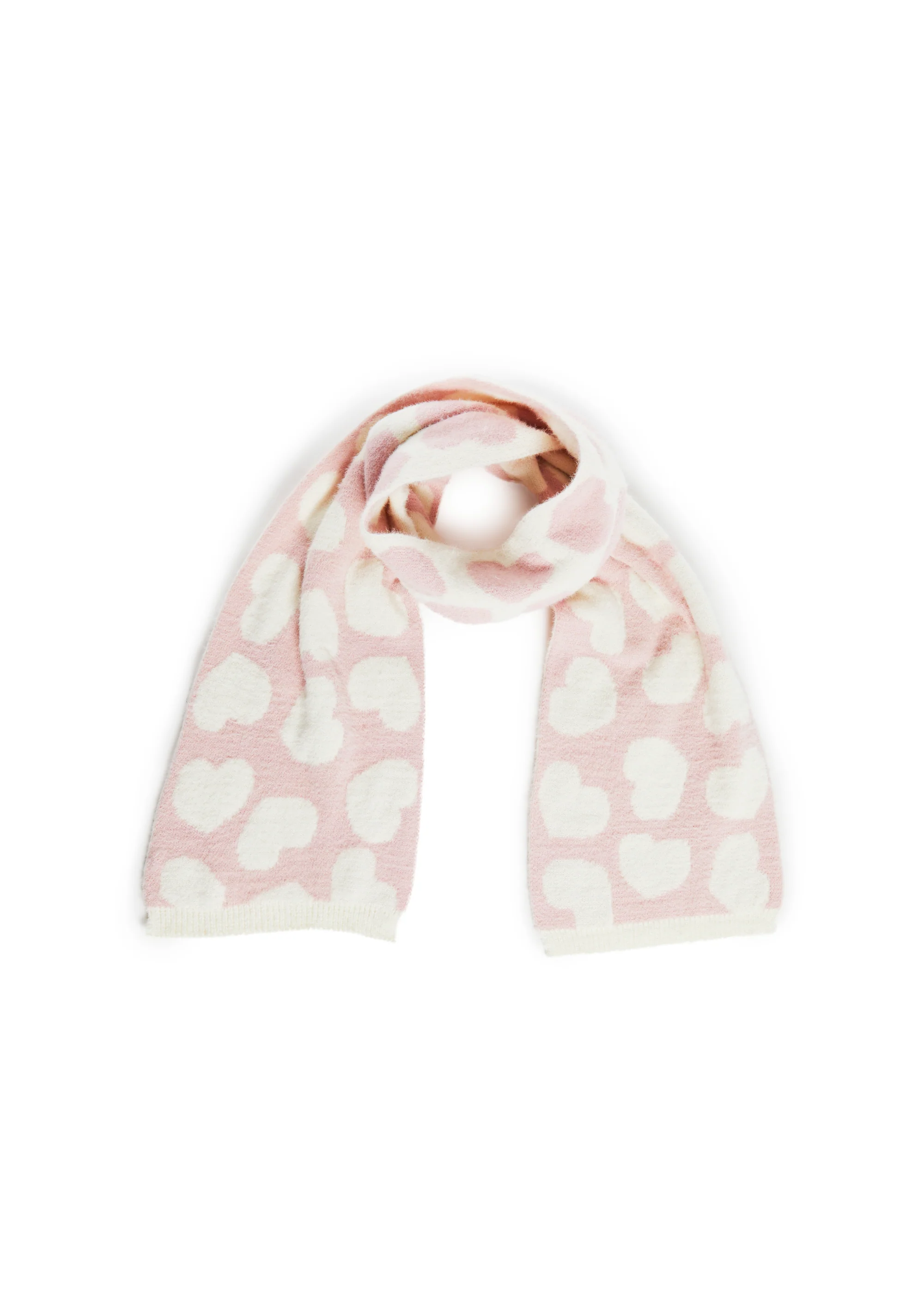 Intarsia Heart Scarf - Image 6