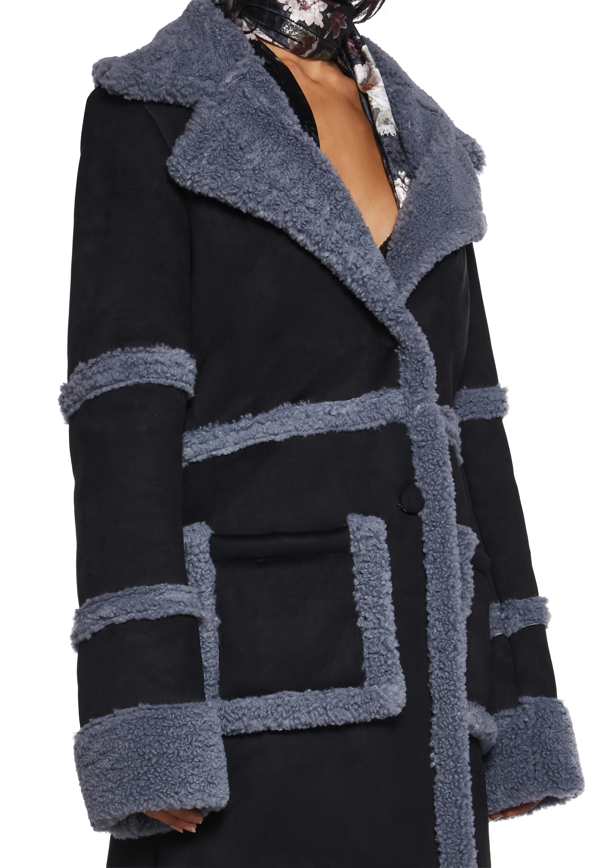 Whole Lotta Love Faux Suede Coat - Image 2