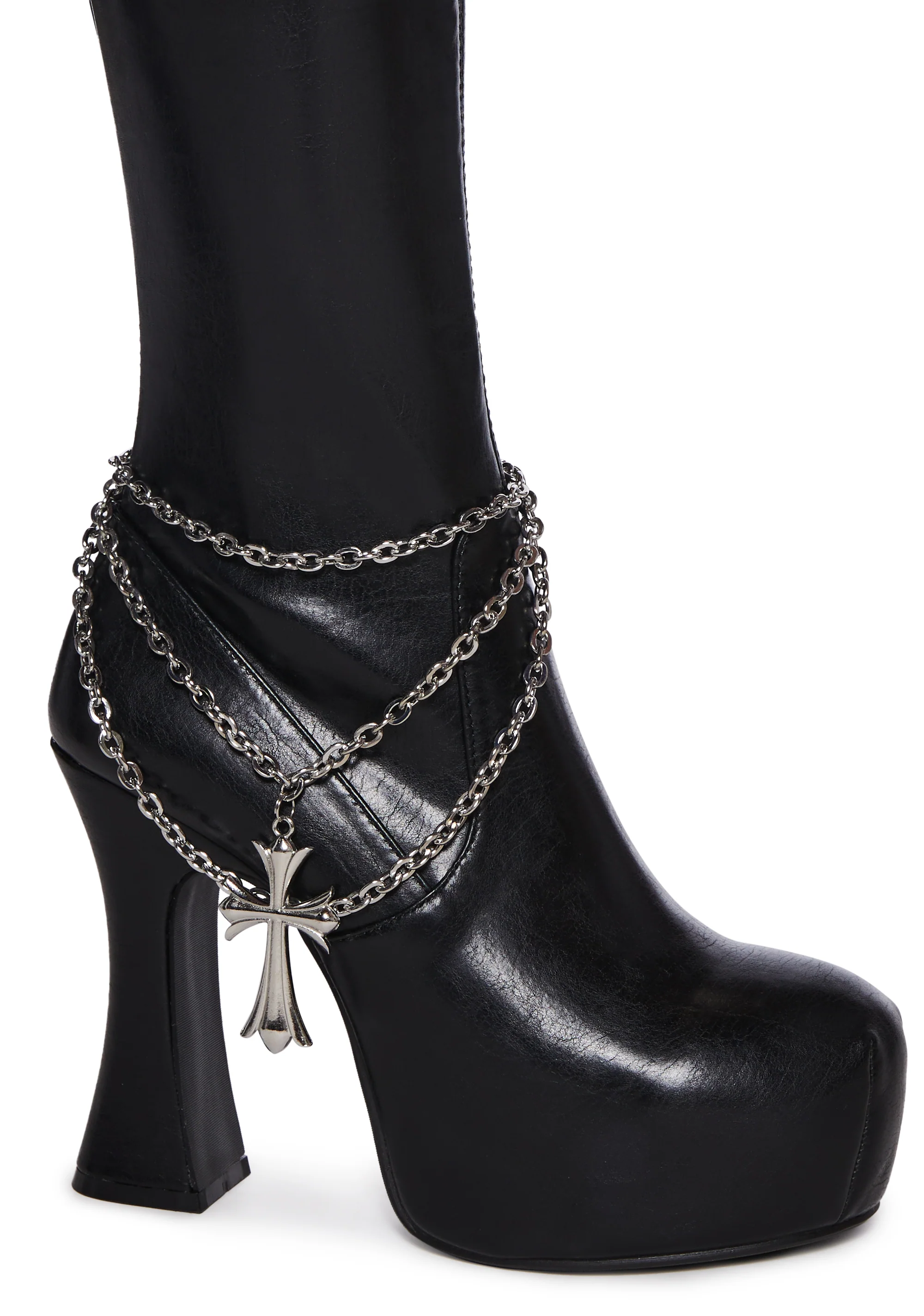 Wicked Descent Knee High Boots - Image 2