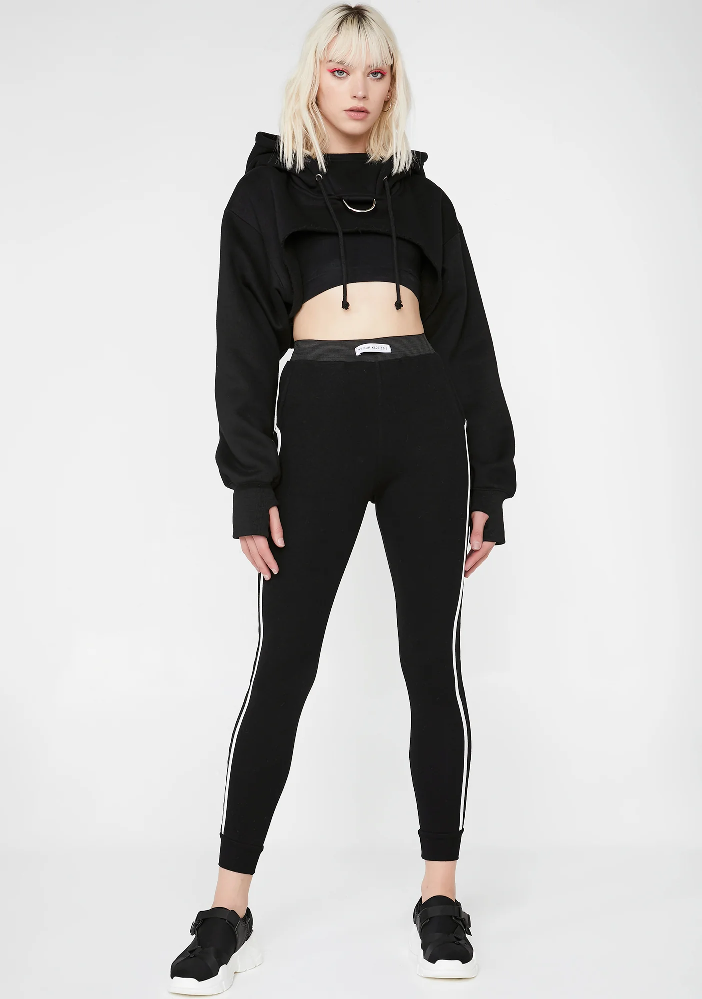 Wicked White Stripe Sweatpants - Image 3