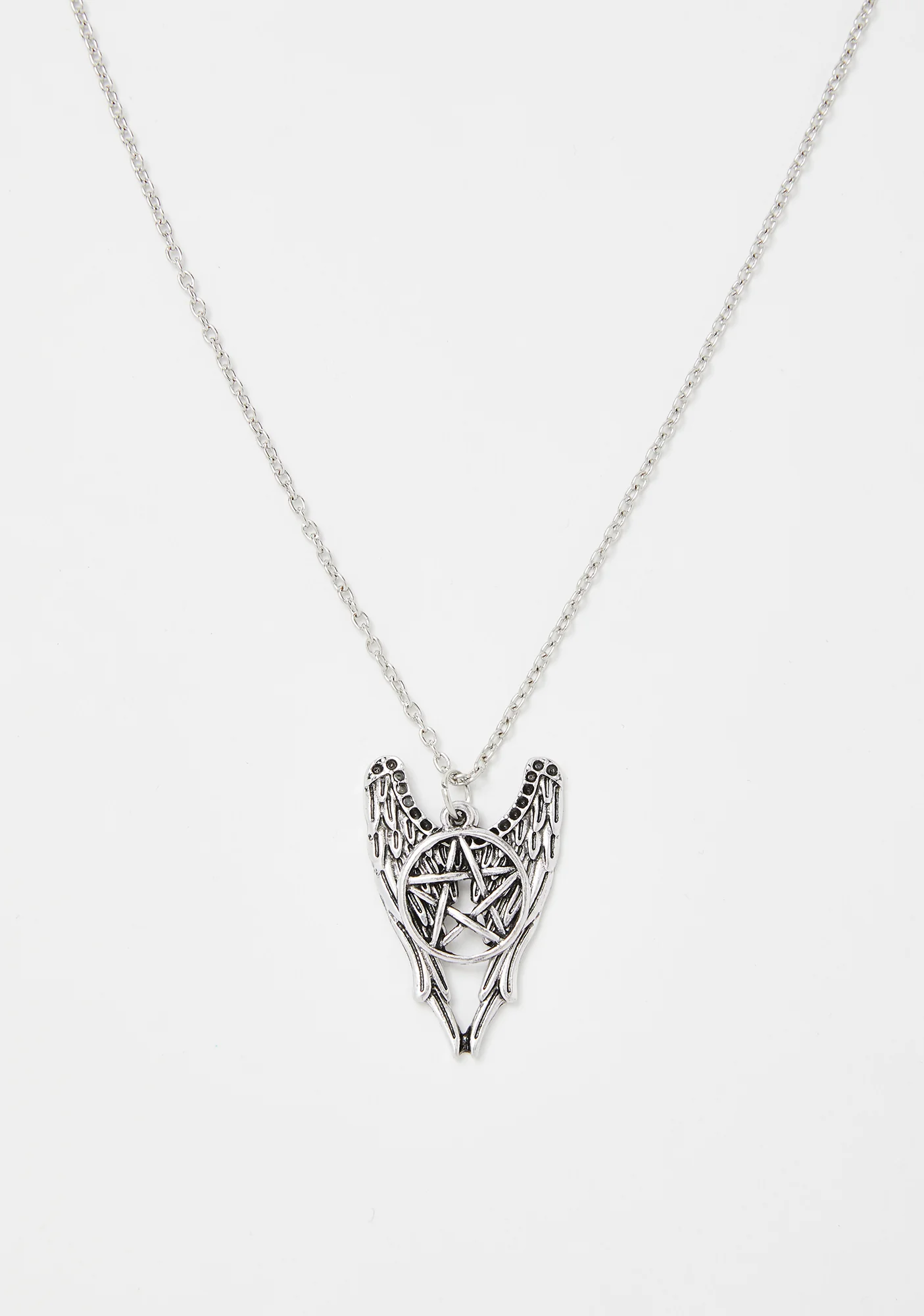 Wicked Wings Pentagram Necklace - Image 2