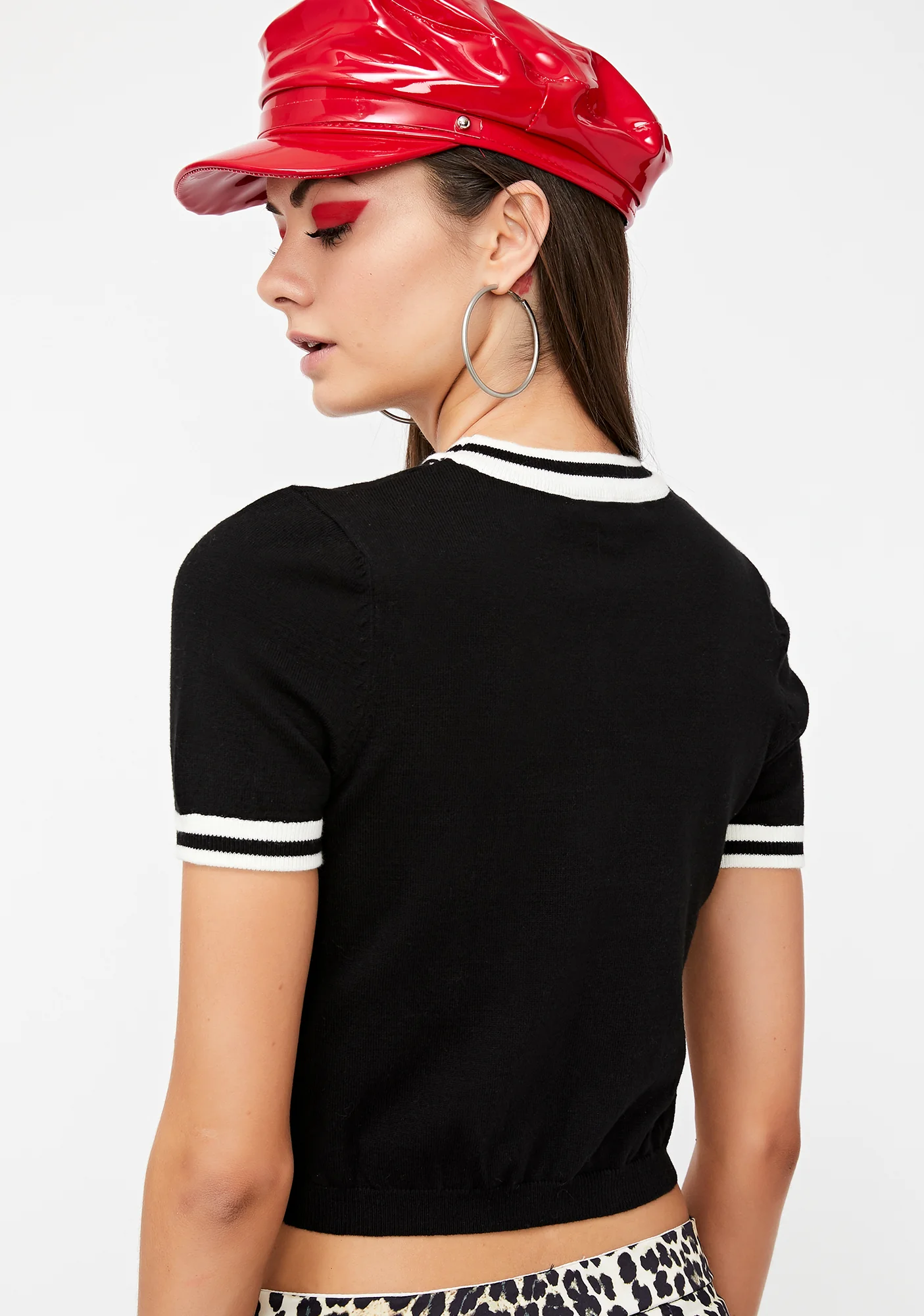 Wicked Yacht Club Sass Crop Sweater - Image 4