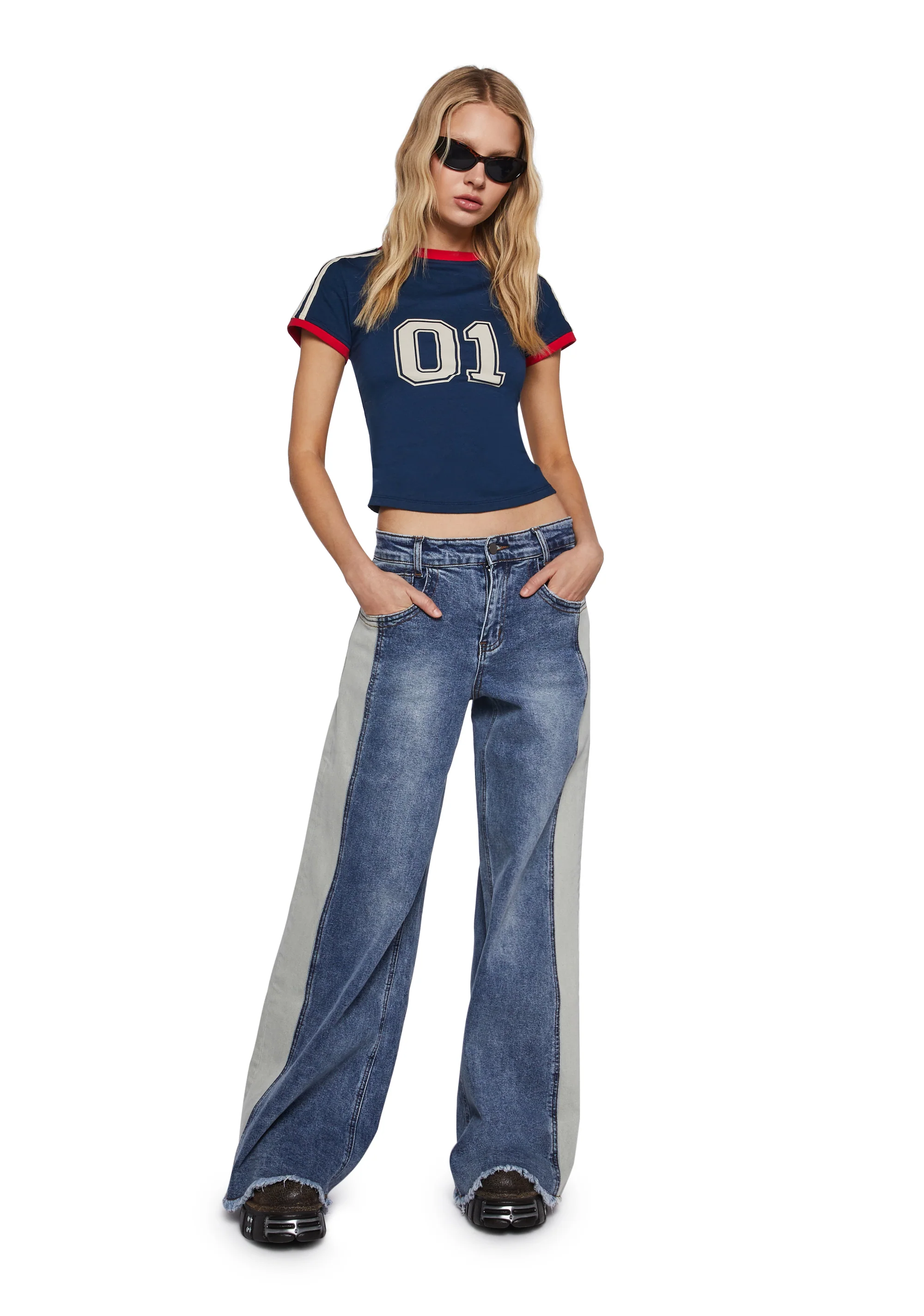 Scenester Thoughts Wide Leg Jeans - Image 2