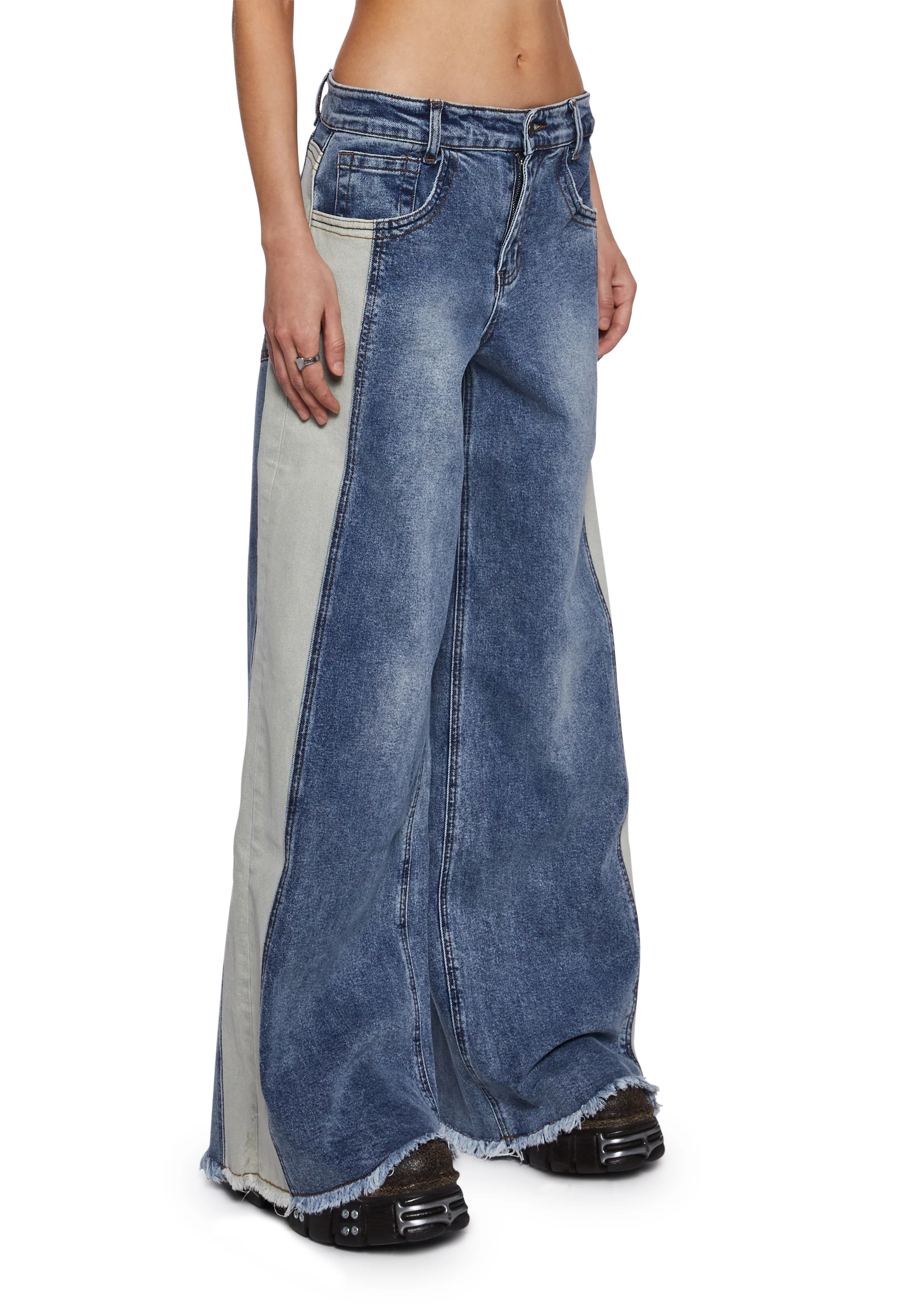 Scenester Thoughts Wide Leg Jeans - Image 3