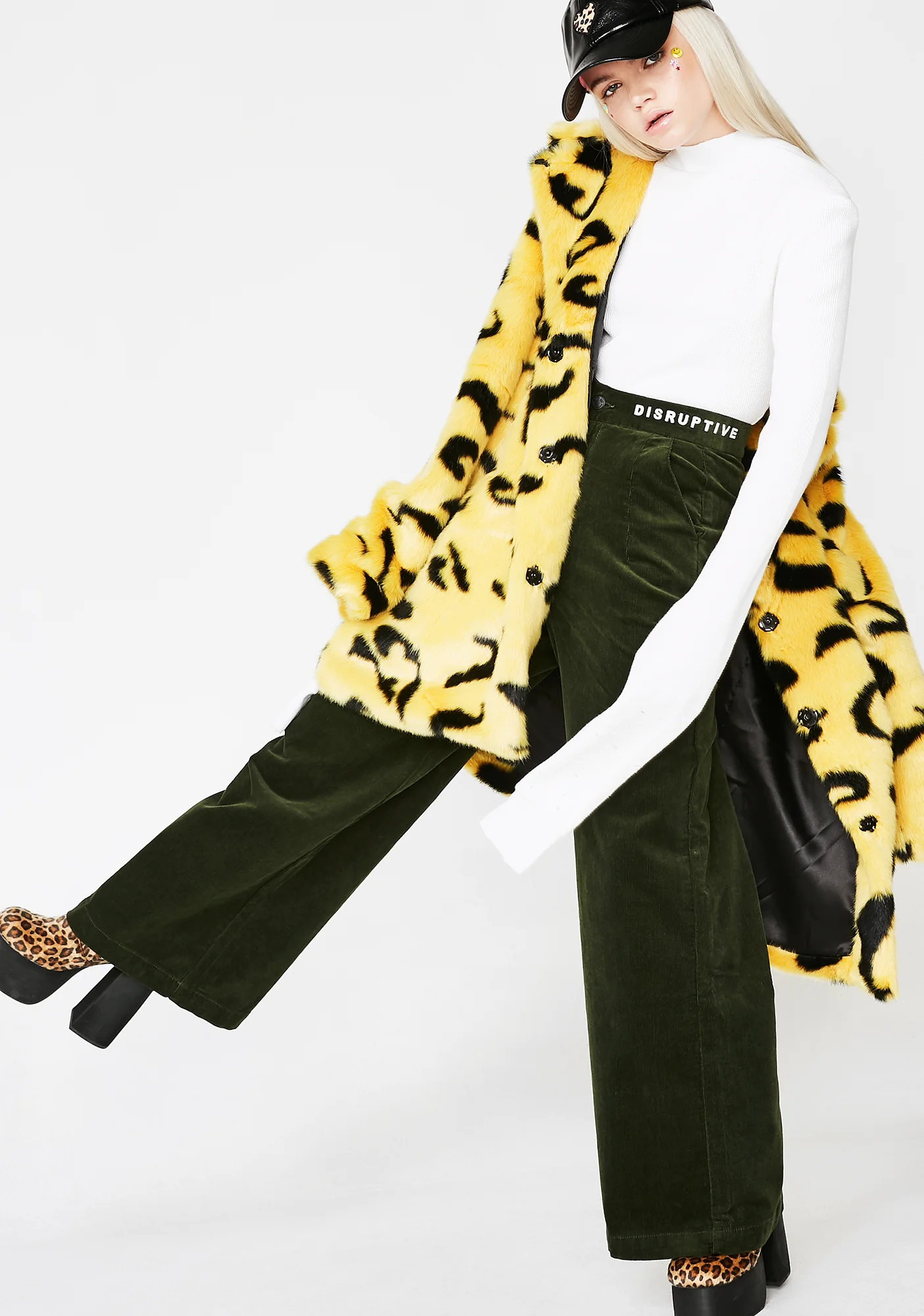Wide Leg Corduroy Pants - Image 2