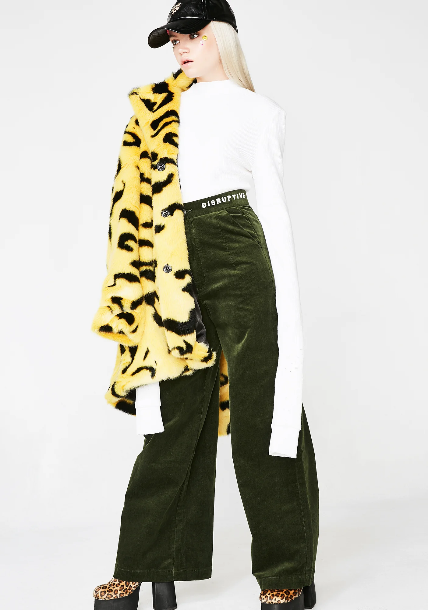 Wide Leg Corduroy Pants - Image 5