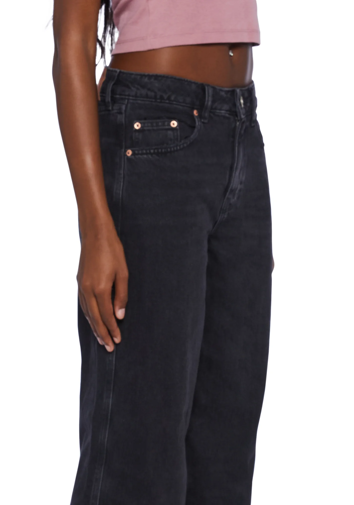 Wide Leg Puddle Jeans - Image 5