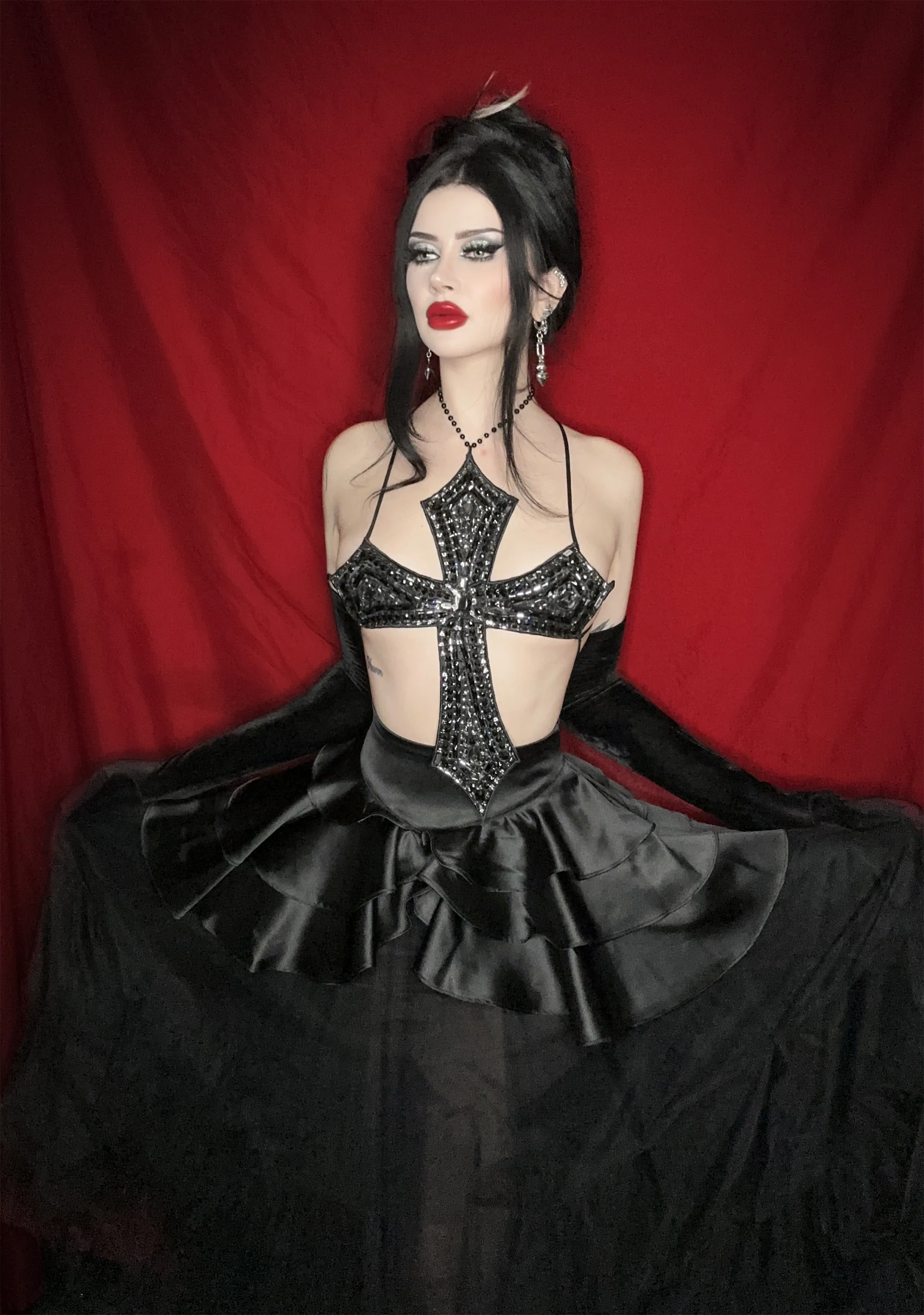 Ritual Radiance Cross Top - Image 6