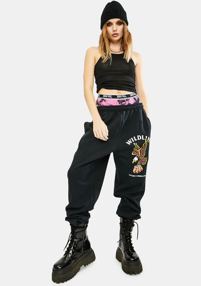 Wild Life X Tallboy Graphic Sweatpants - Image 3