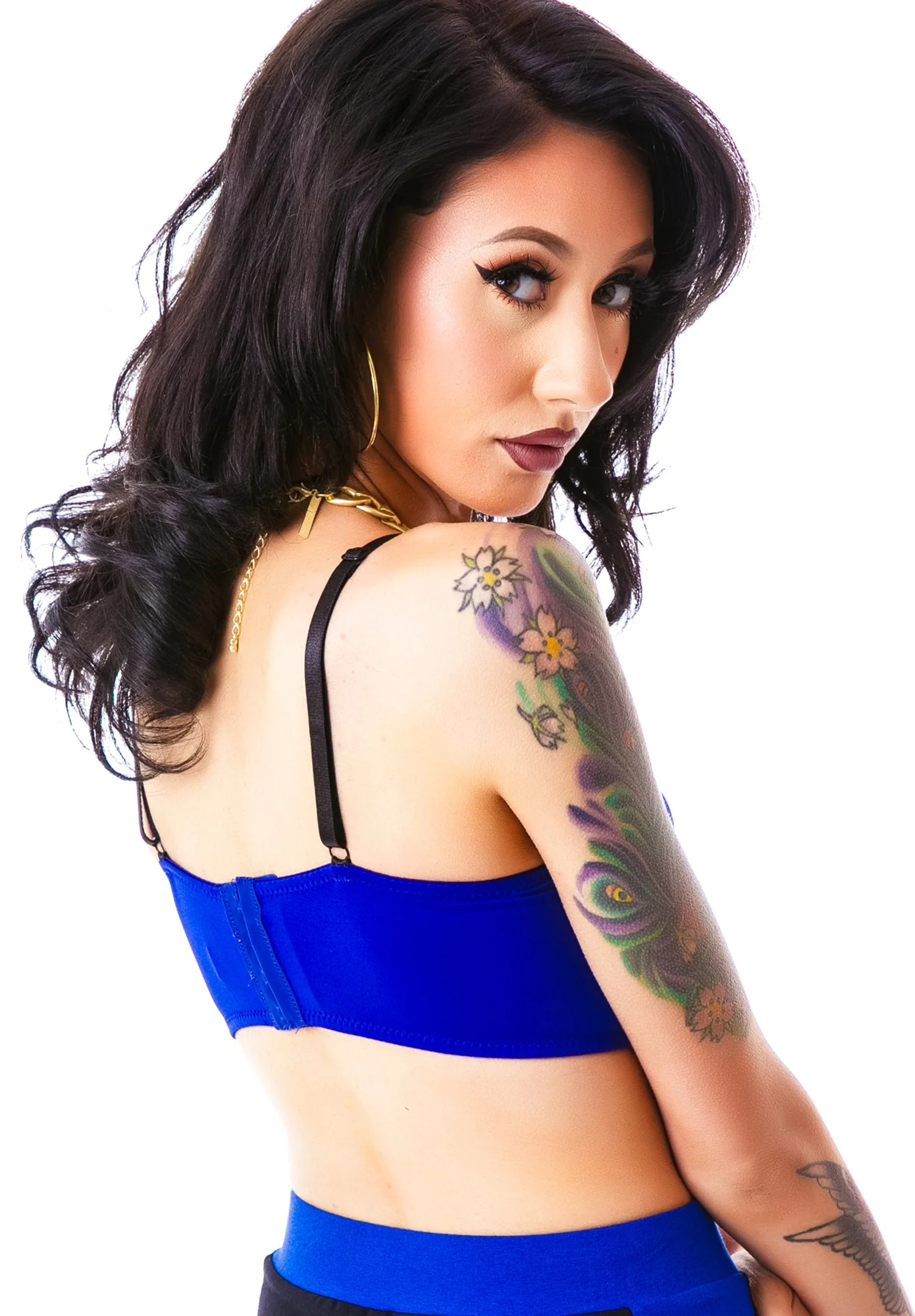 Wild Side Strappy Bra - Light Blue - Image 4