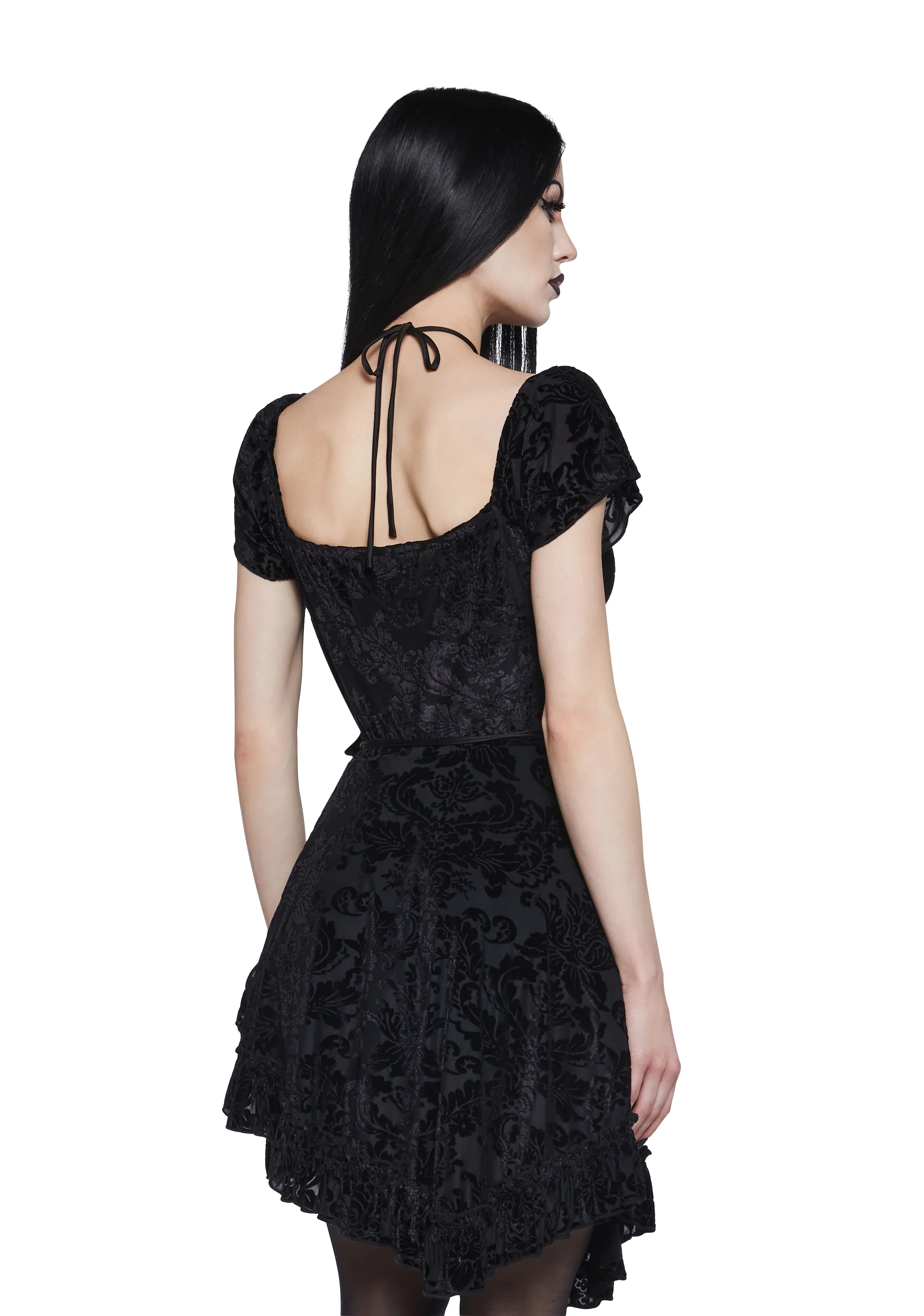 Wildflower Dreams Wrap Dress - Black - Image 4