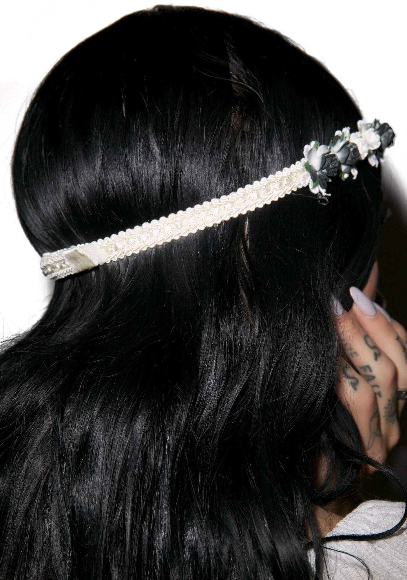 Wildwood Floral Headband - Black - Image 13